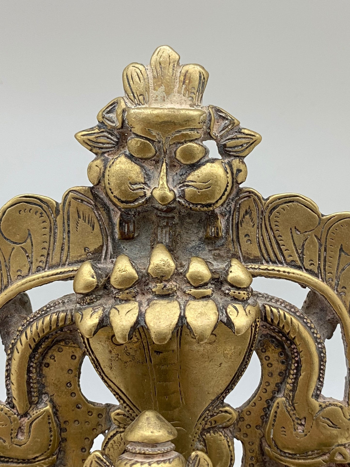 17th century virabhadra, antique Hindu god, size 19cm