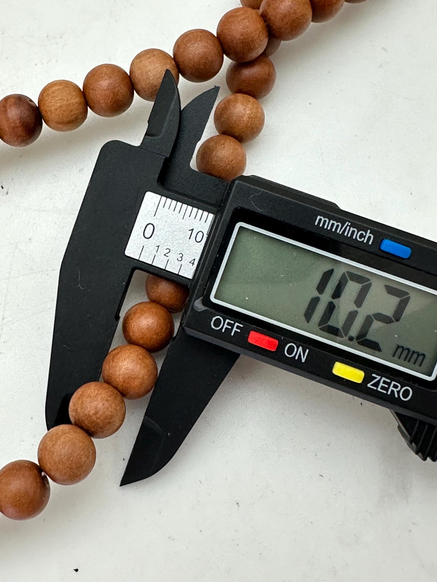 sandalwood pryer mala, Buddhist rosary, real sandalwood