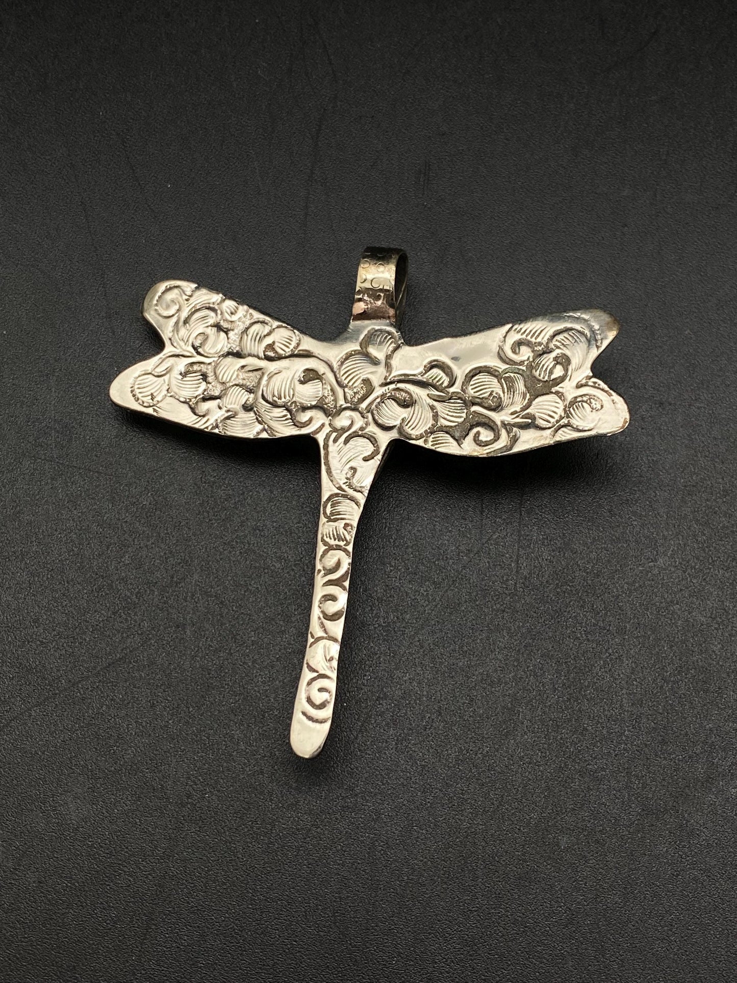Dragonfly pendant,handcrafted, Tibetan silver,ethnic style,Tibetan design