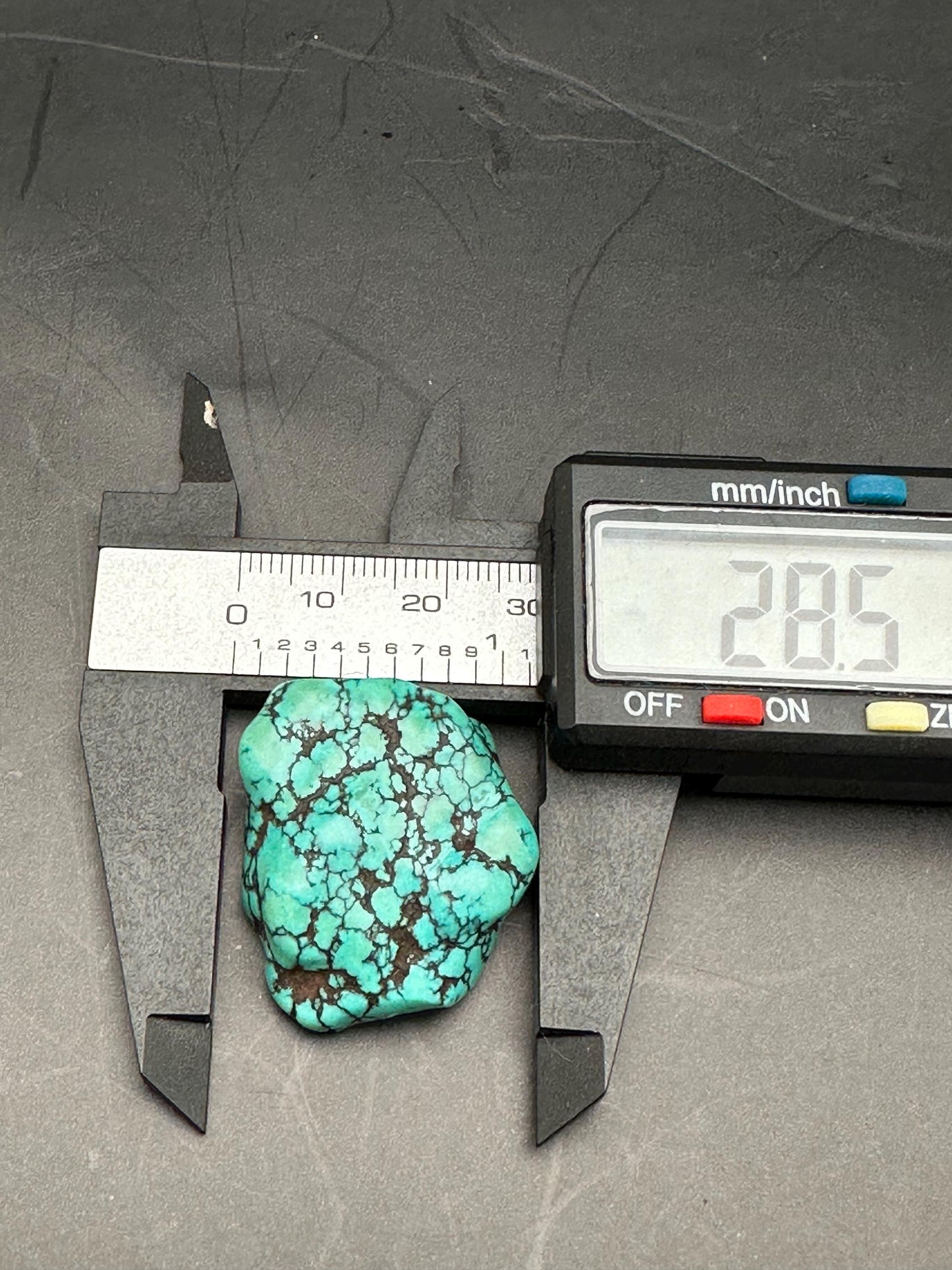Vintage Tibetan Turquoise Gemstone, Natural Blue Stone, Rare Collectible