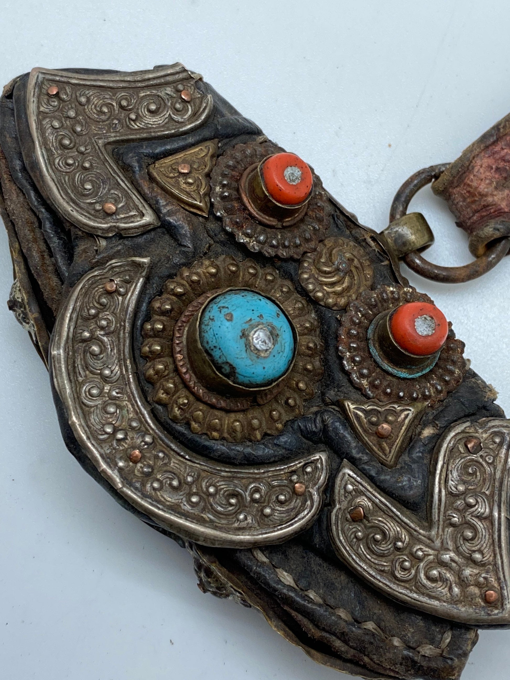 Tibetan coin purse, ethnic purses, tibetan ornaments
