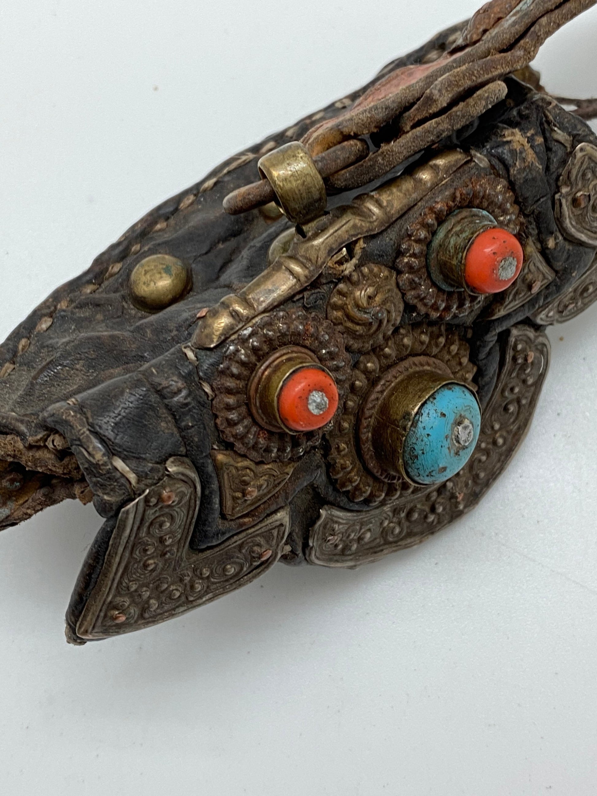 Tibetan coin purse, ethnic purses, tibetan ornaments