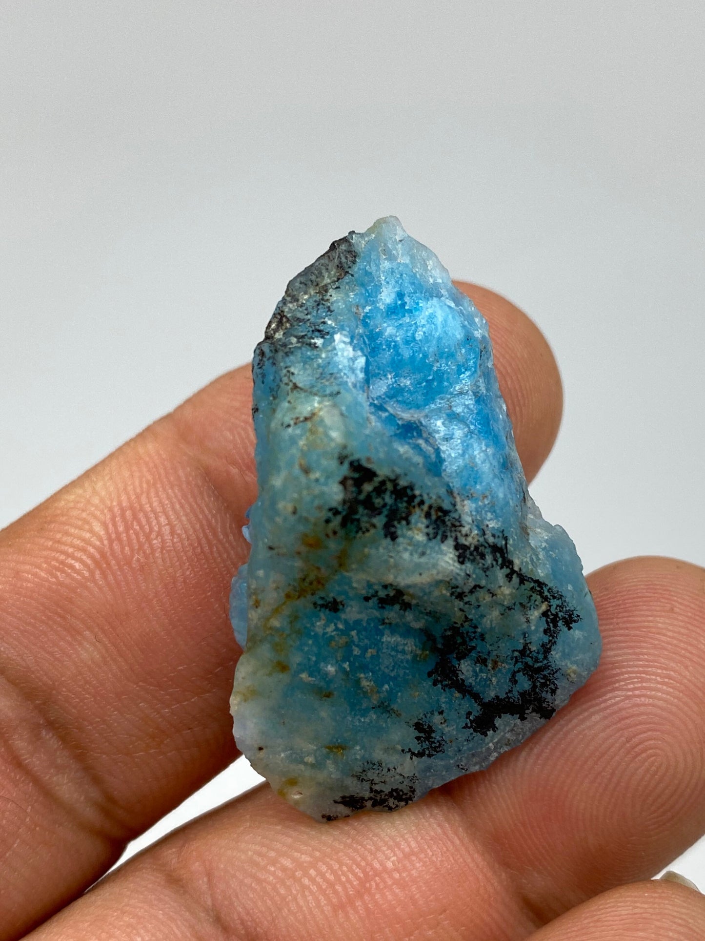 Aquamarine Ganesh, master handcrafted, natural gem