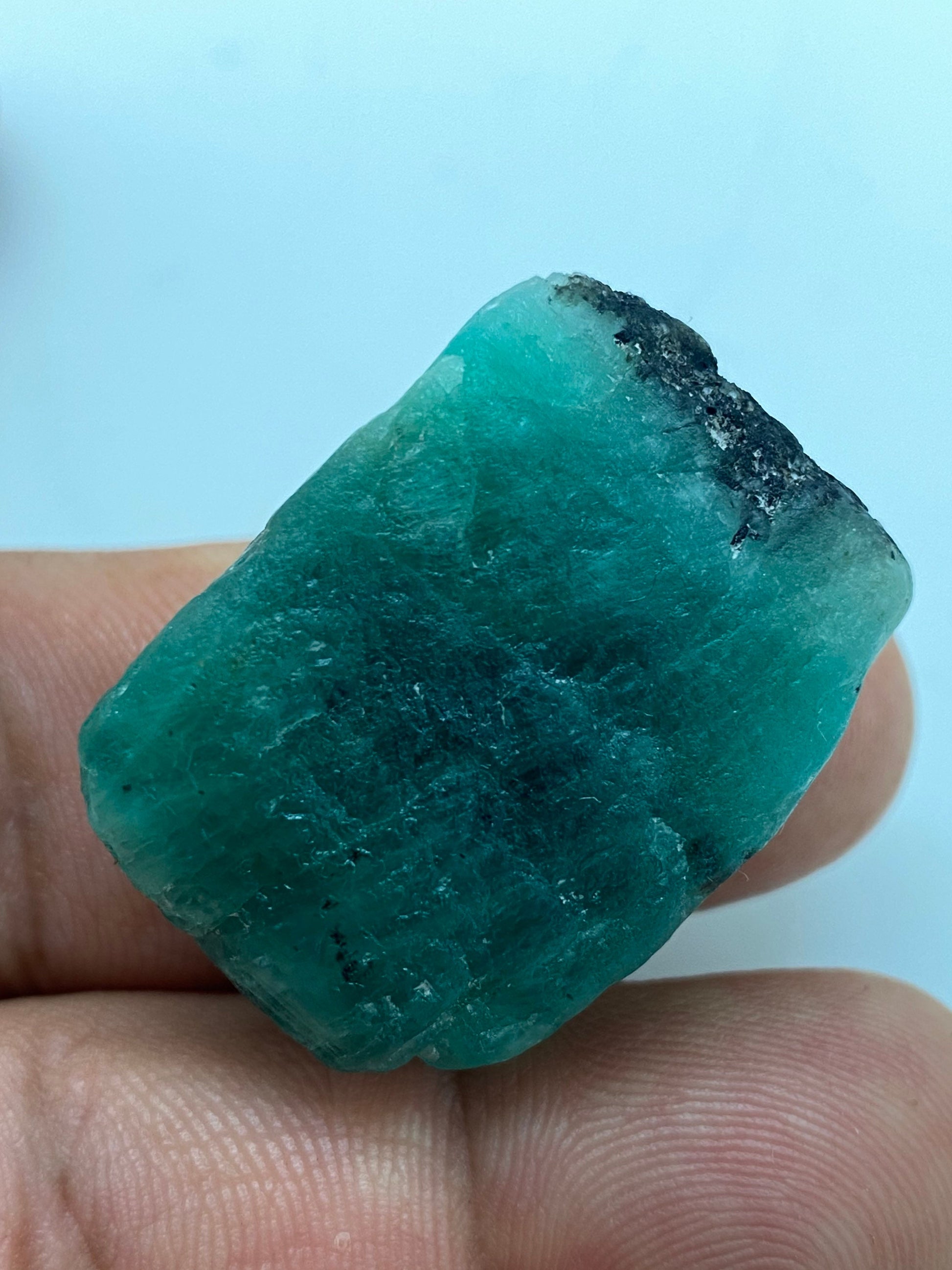 Emerald Ganesh, contemporary master handcrafted, natural emerald