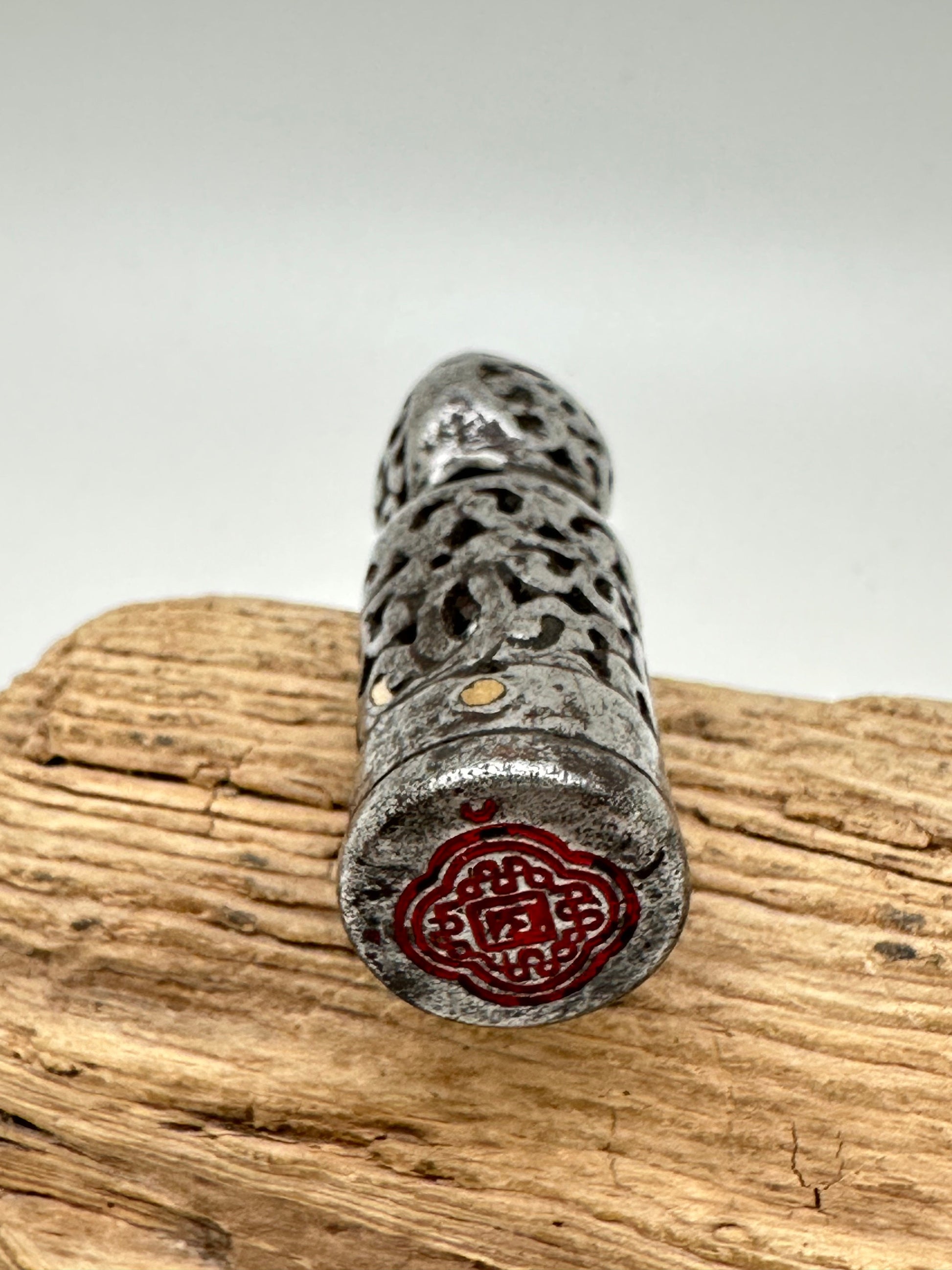 Tibetan antique , 16th iron stamp, seal, master handcrafted from Tibet