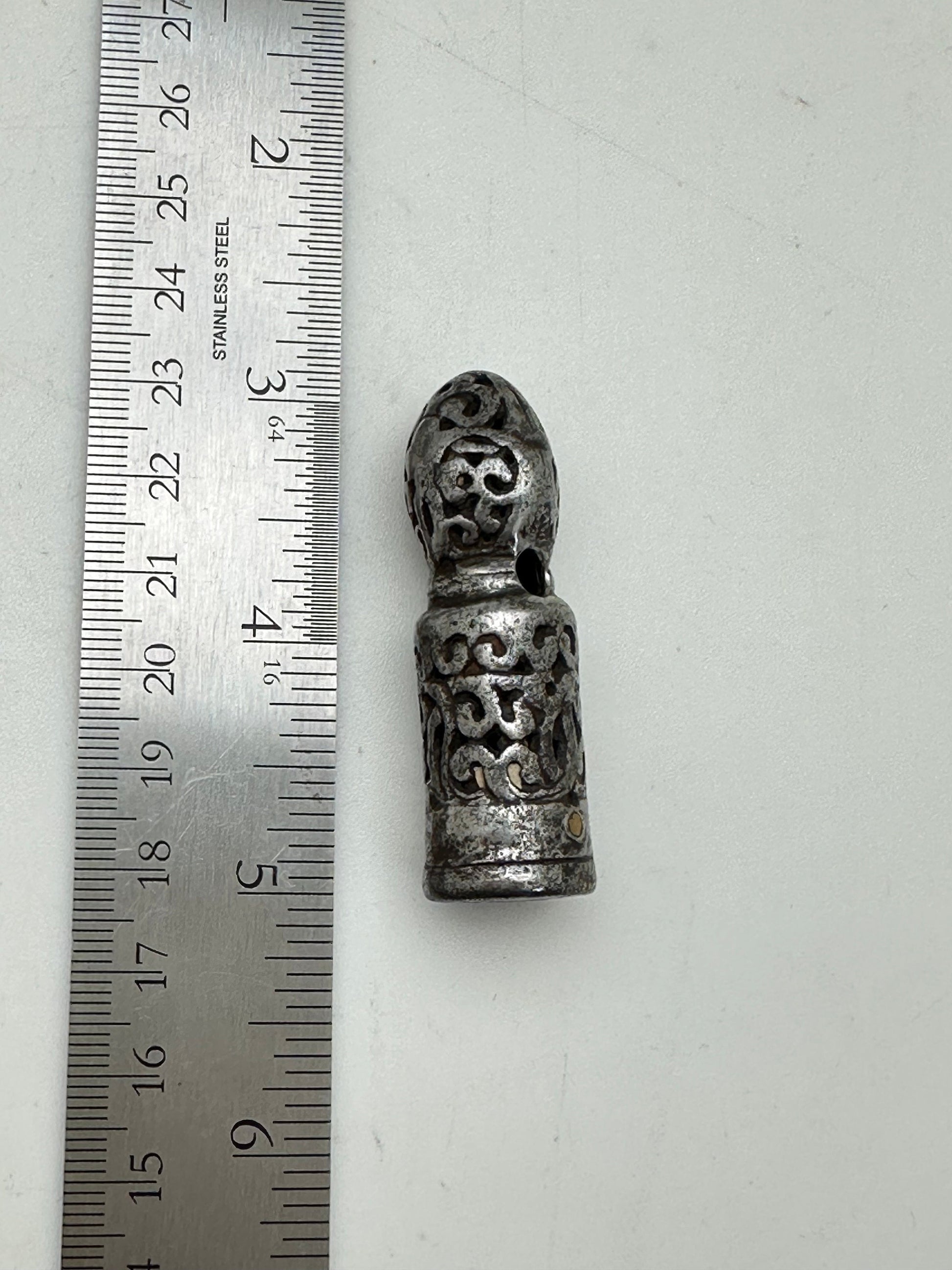 Tibetan antique , 16th iron stamp, seal, master handcrafted from Tibet