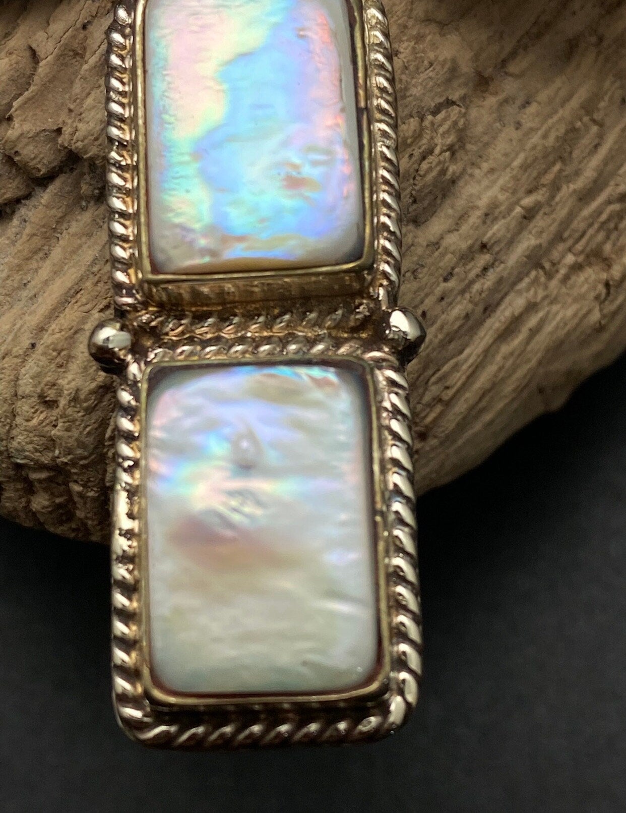 mother of pearl,cross pendant, handcrafted,Tibetan silver,floral,Nepal