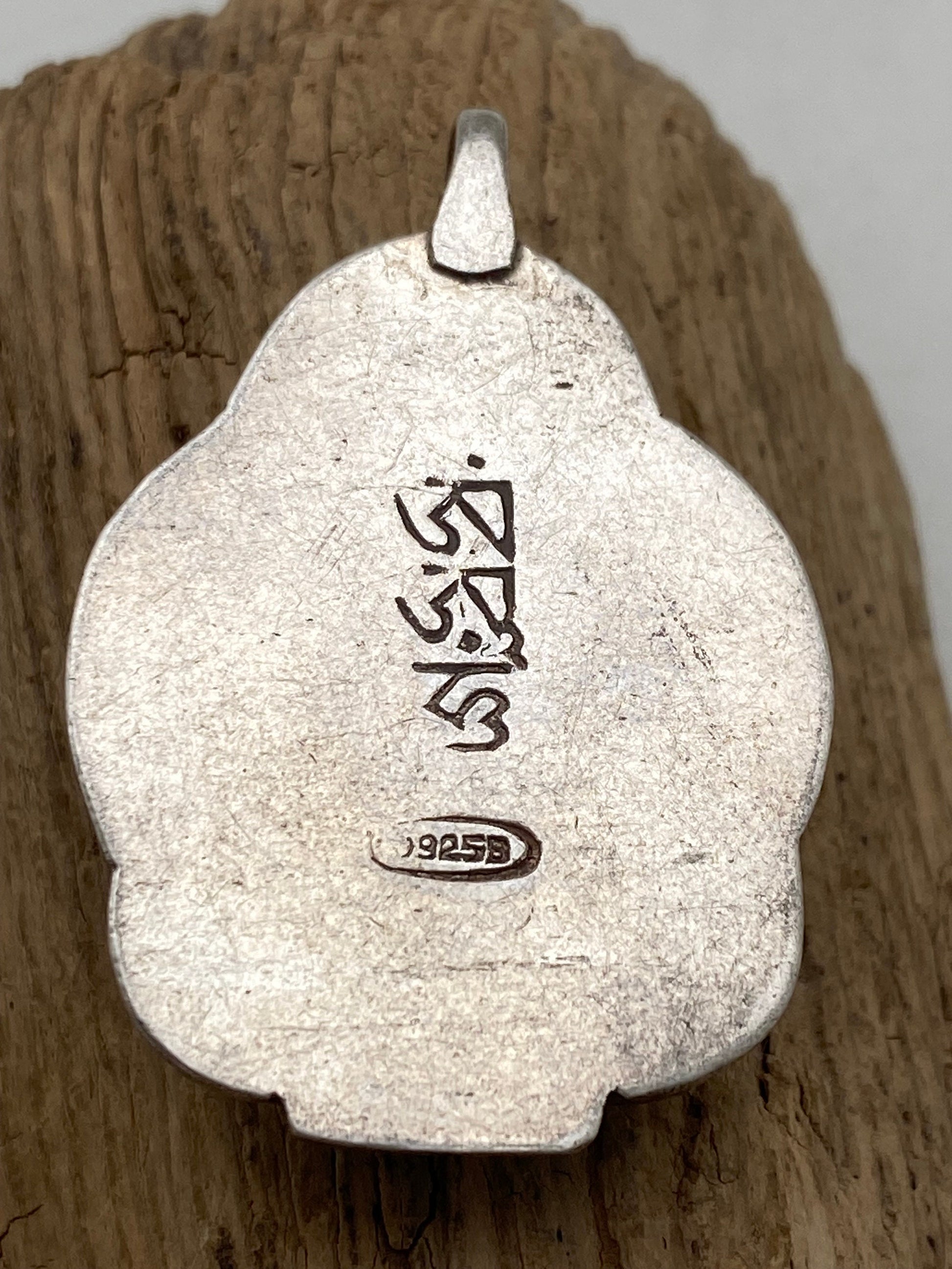 Handcrafted Sterling Silver Avalokiteshvara Pendant - God of Compassion