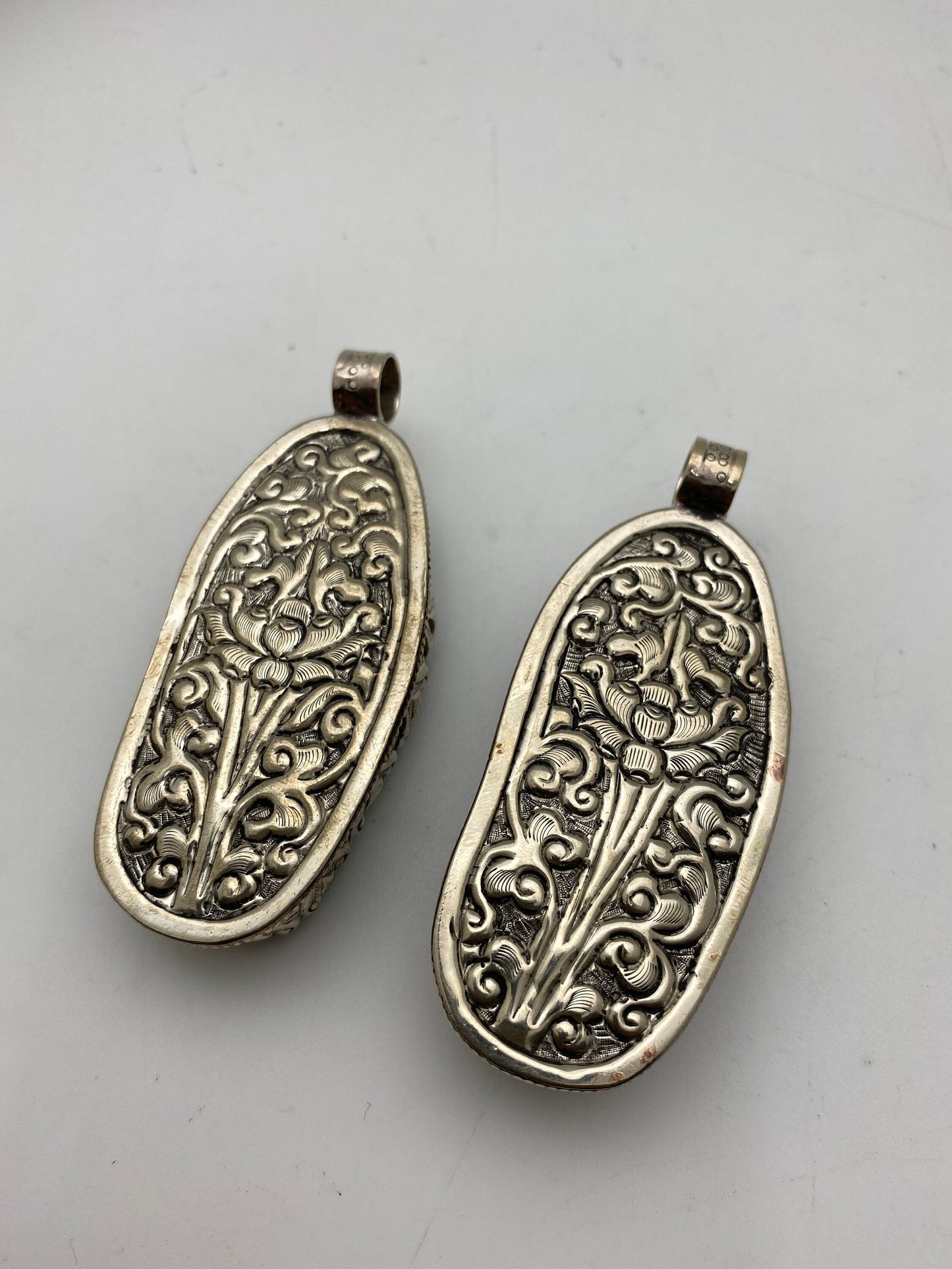 Labradorite carved shiva pendant,handcarved,tibetan silver,Amulet,ethnic design, handcrafted,Himalayan,Nepalese