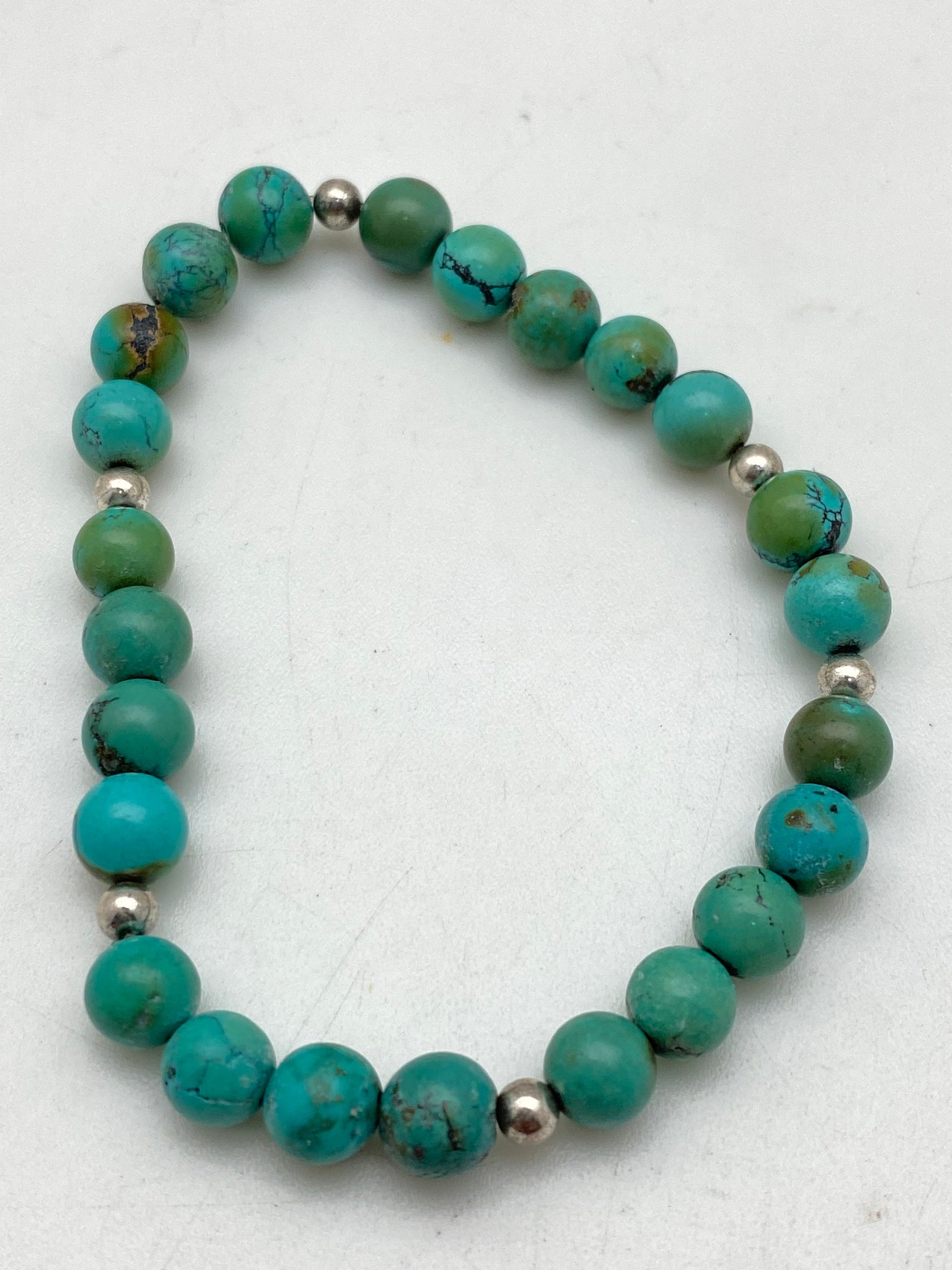 turquoise bracelet,wrist mala,hand made,tibetan turquoise,Himalayan,Nepalese