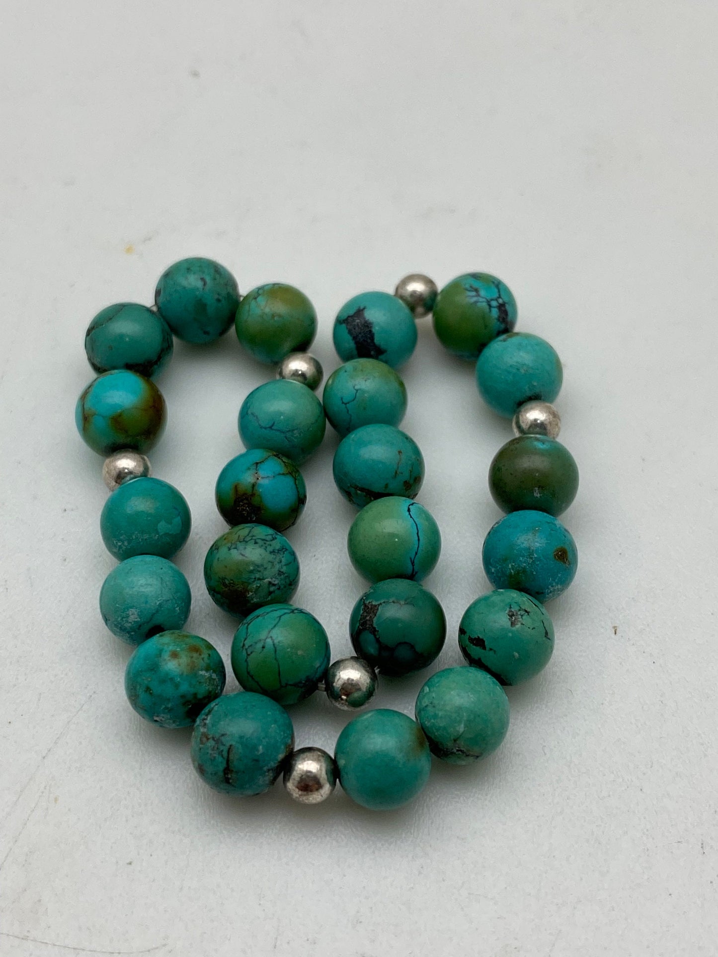 turquoise bracelet,wrist mala,hand made,tibetan turquoise,Himalayan,Nepalese