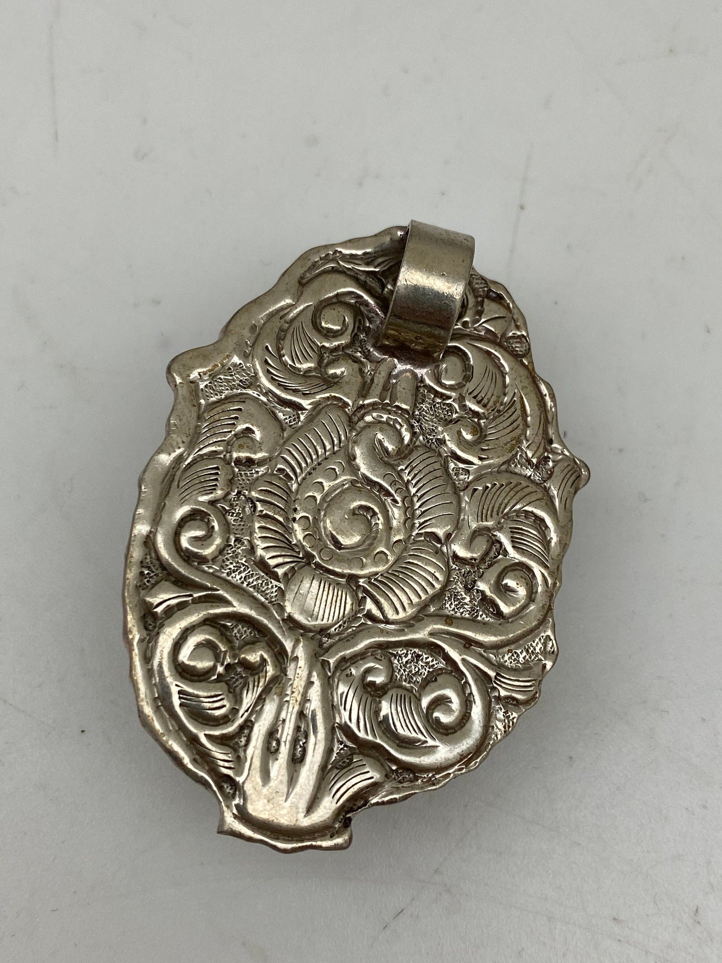 Tiger eye carved Lion pendant,animal pendant, handcrafted,tibetan silver,Himalayan,Nepalese,natural stone