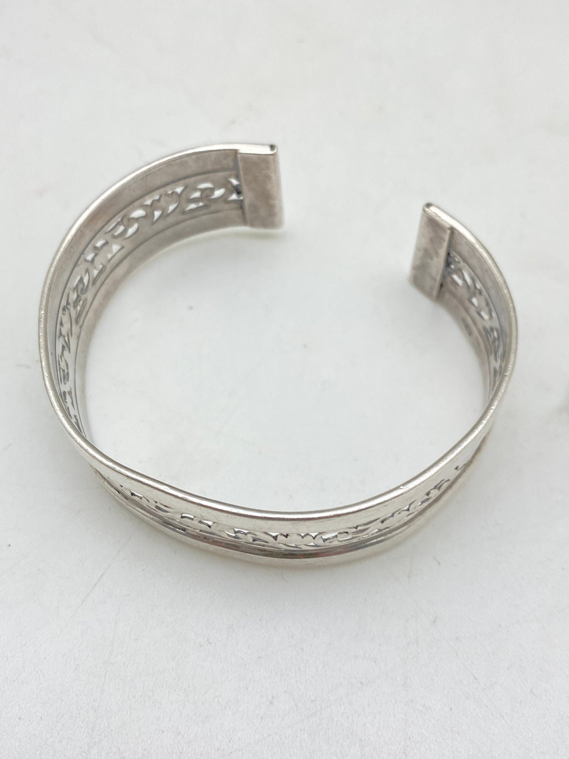 sterling silver bangle, cuff bracelet, handcrafted,adjustable,nepalese
