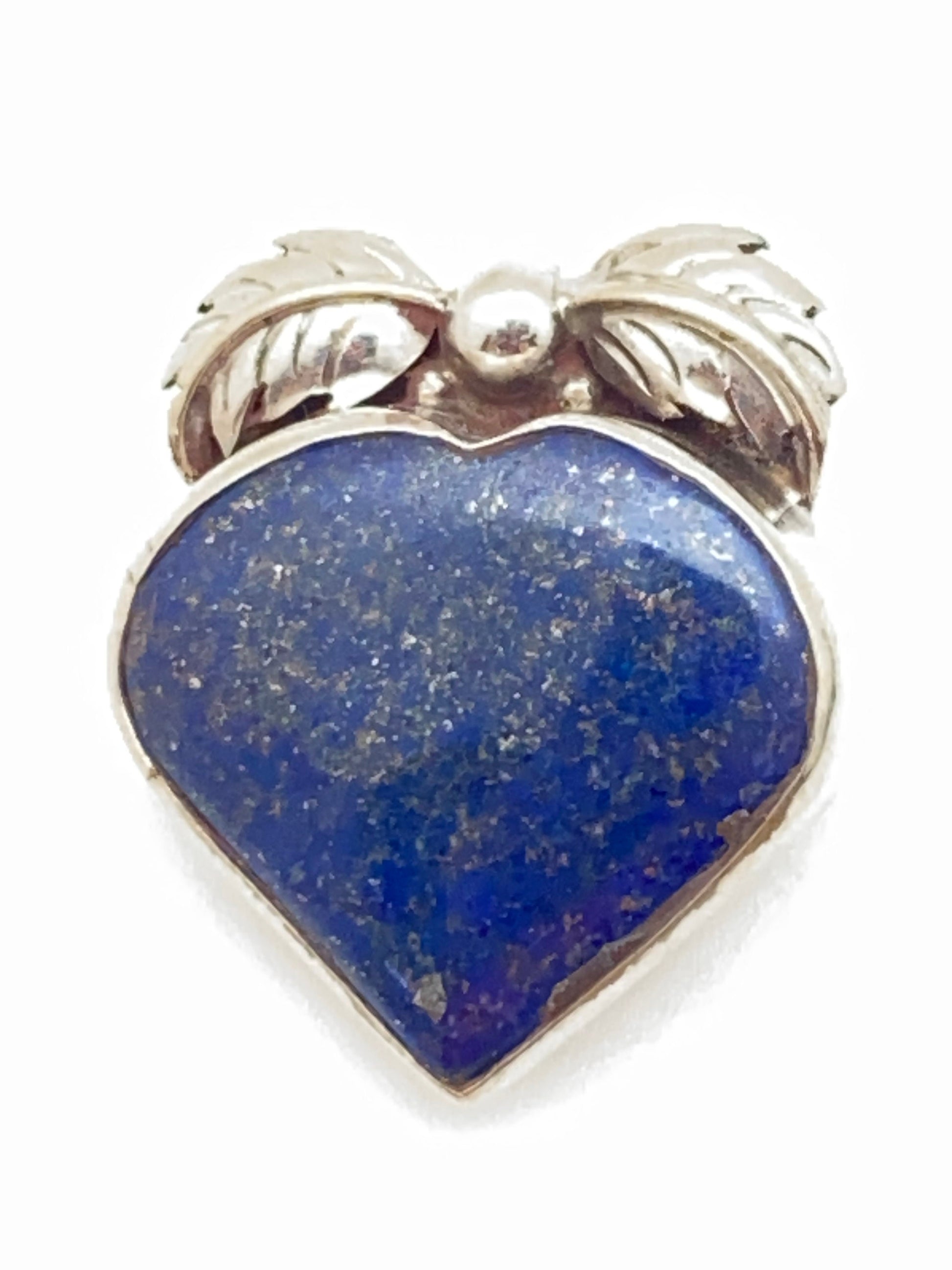 Lapis heart shape pendant,tibetan silver,handcrated,HImalayan,Nepalese