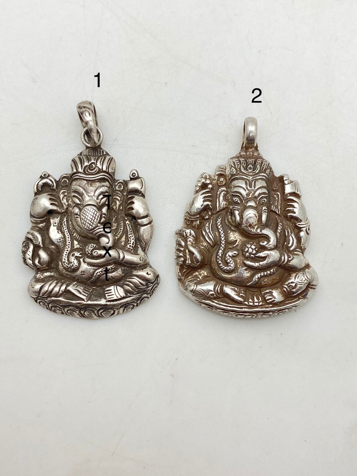 Ganesh pendant,handcrafted,sterling silver,spiritual,protection, Hindu, Buddhist Deity,Himalayan,Nepalese