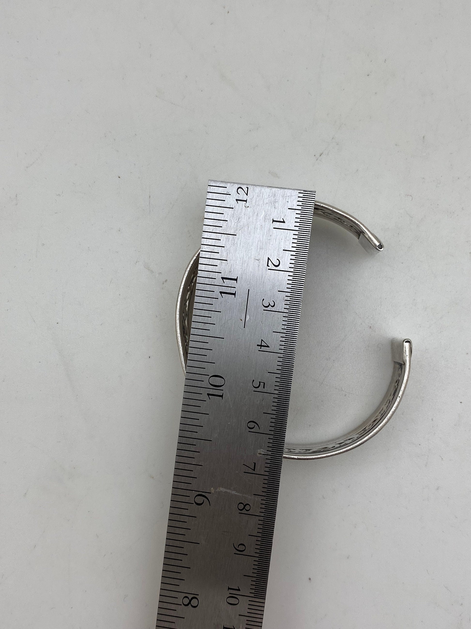 sterling silver bangle, cuff bracelet, handcrafted,adjustable,nepalese