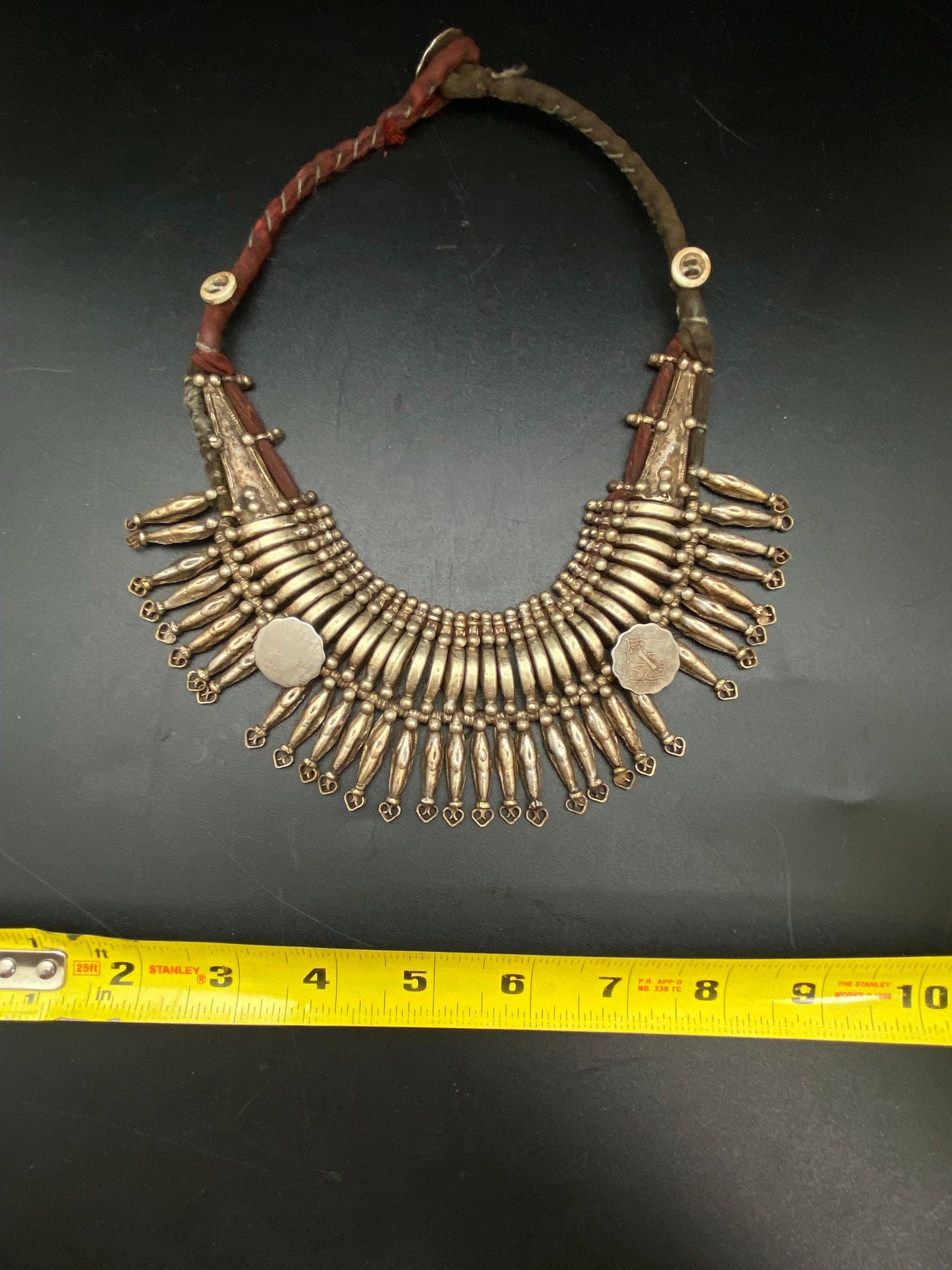Traditional choker, ethnic design, handcrafted,tibetan silver,Nepalese