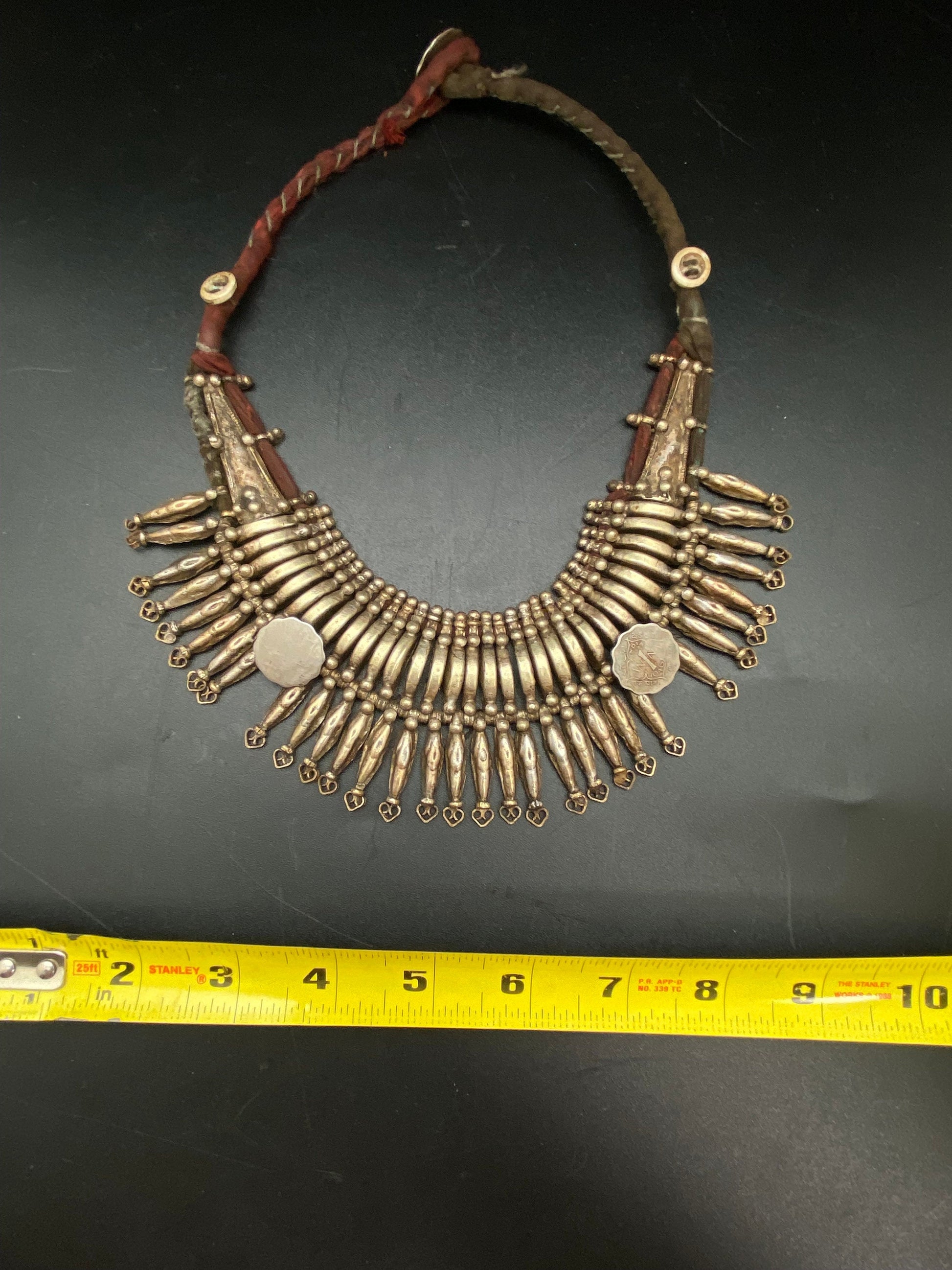 Traditional choker, ethnic design, handcrafted,tibetan silver,Nepalese