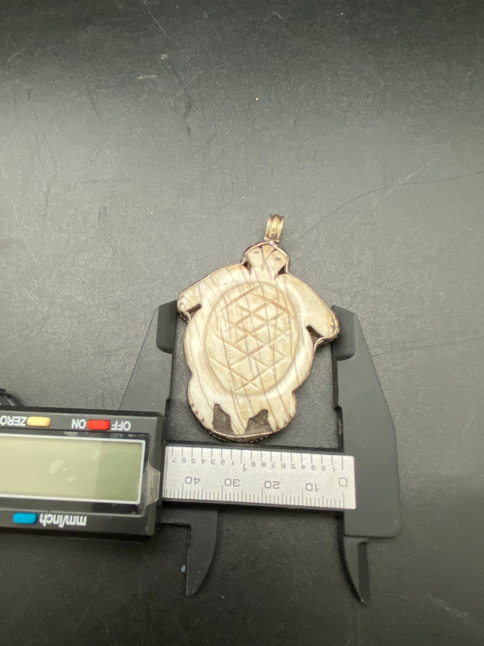 Turtle pendant,Shell carved turtle,handcrafted,Tibetan silver,Nepalese