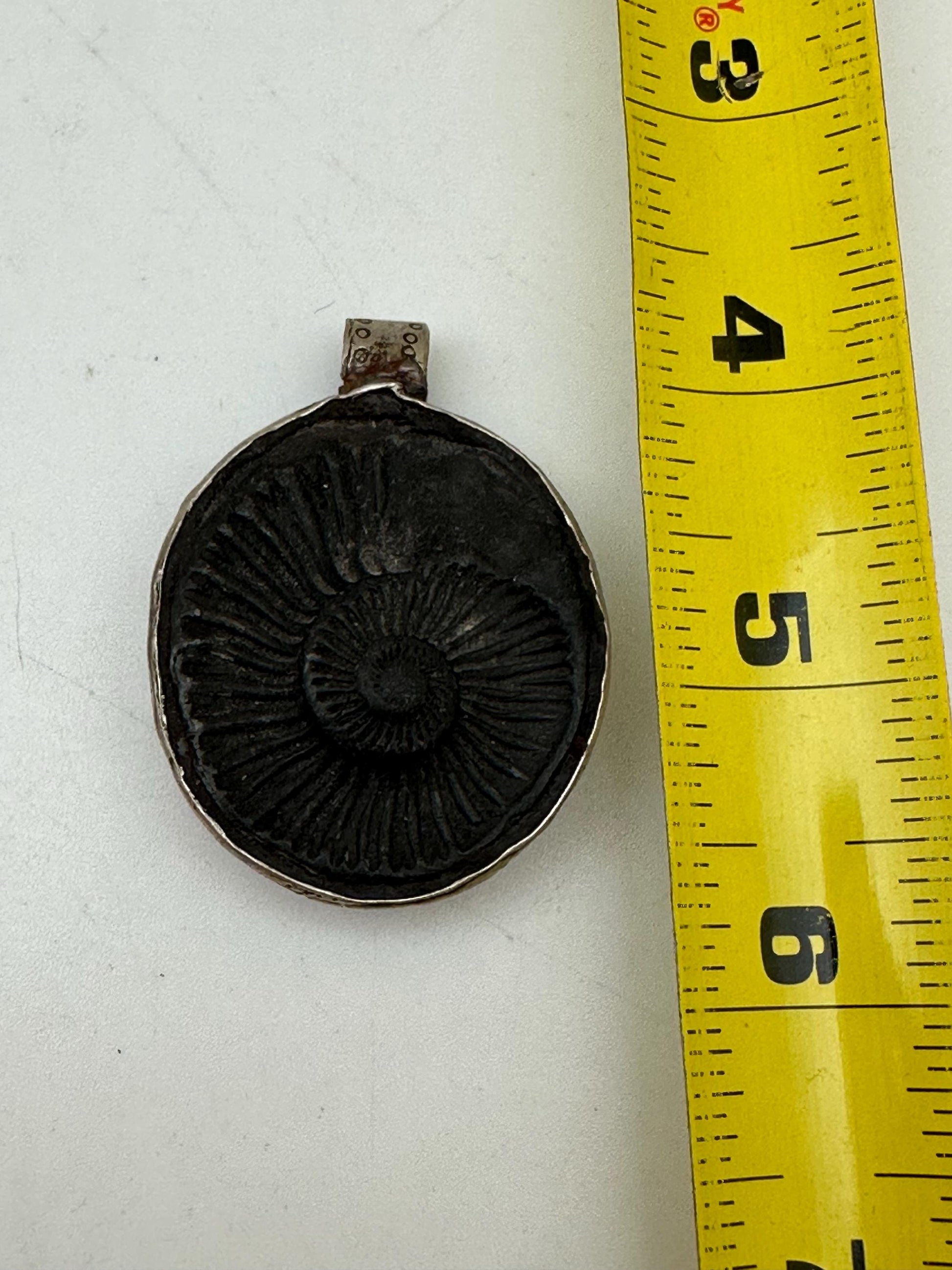 Shaligram, sacred stone , spiritual pendant,