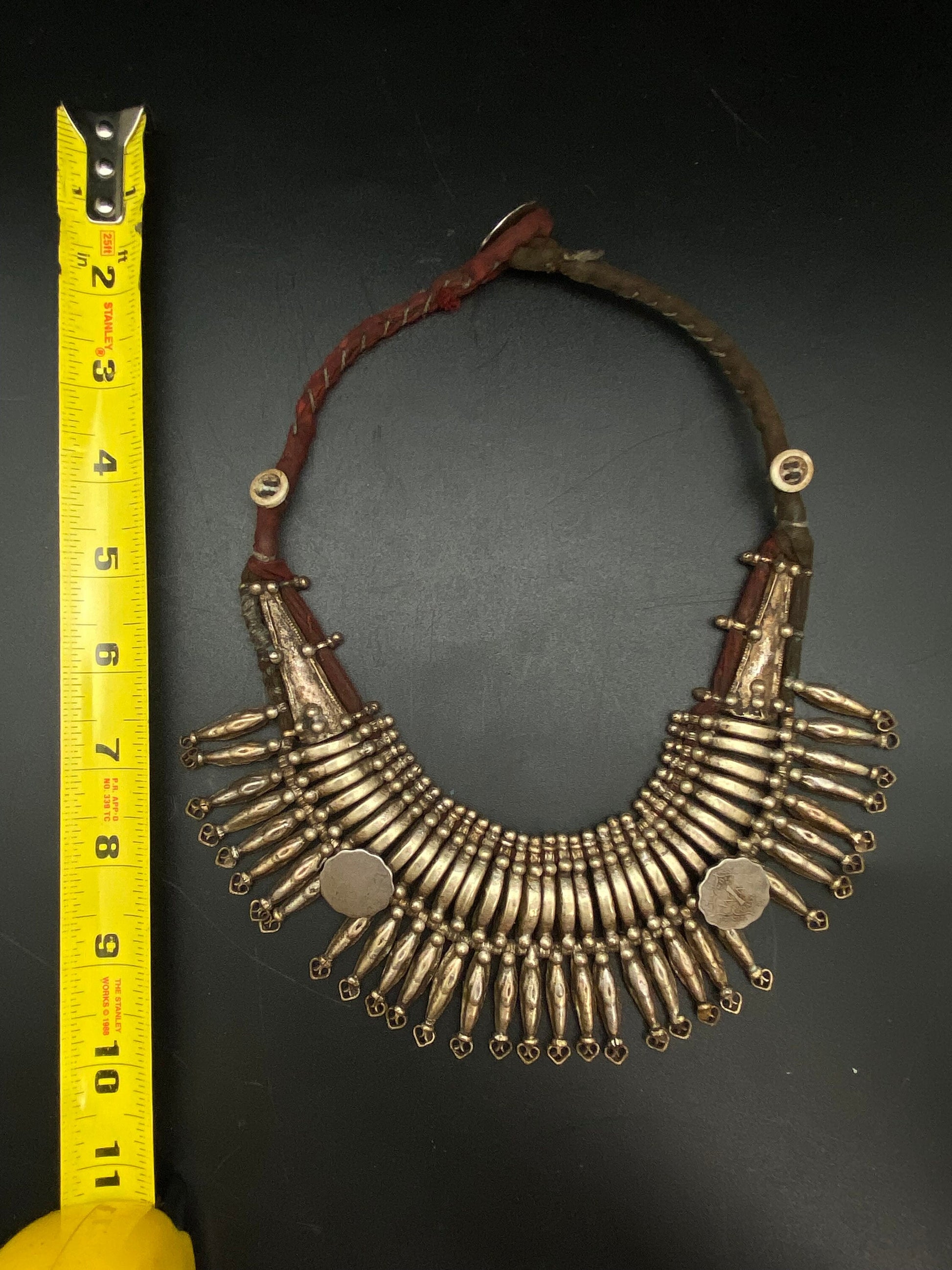 Traditional choker, ethnic design, handcrafted,tibetan silver,Nepalese