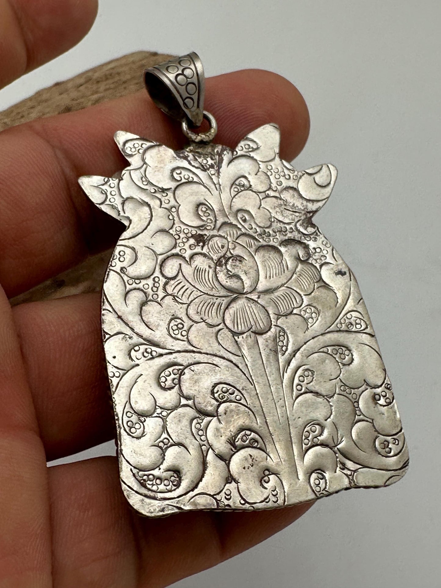 buddha necklace, black obsidian, clear obstacle,
