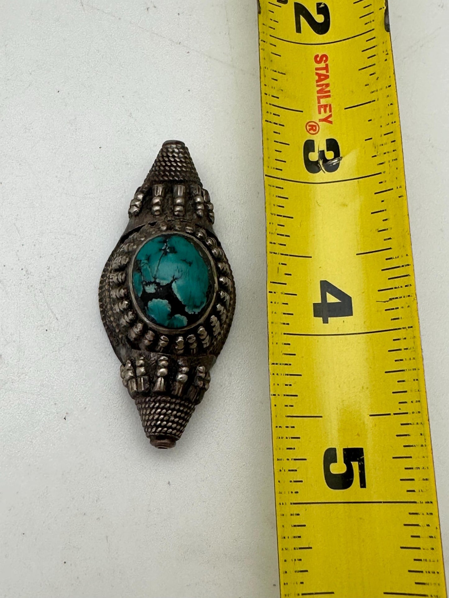 Tibetan turquoise, Tibetan bead, Himalayan jewelry, ethnic