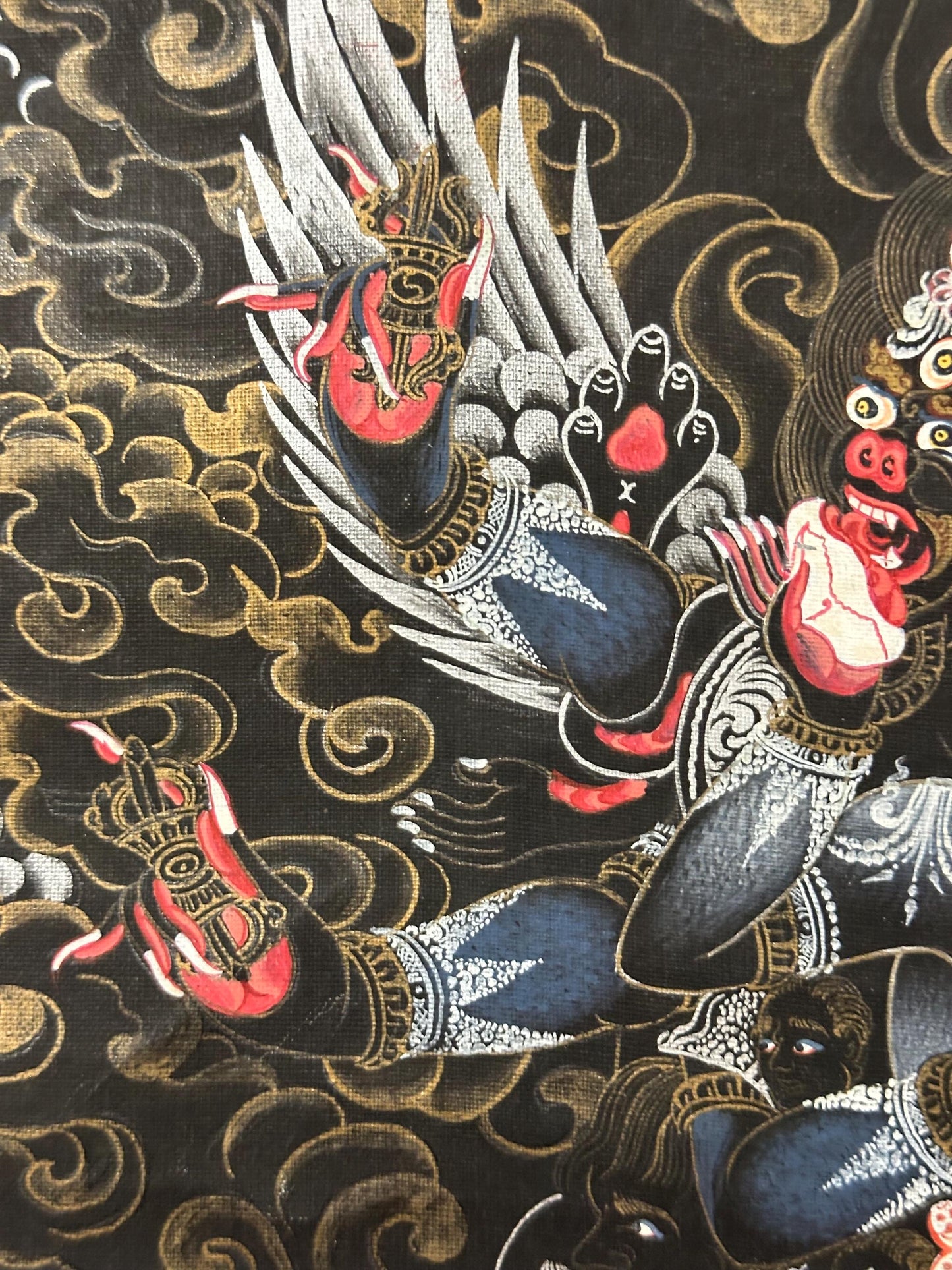 vajrakilaya, dorje phurba, Tibetan painting, Buddhist Thangka ,