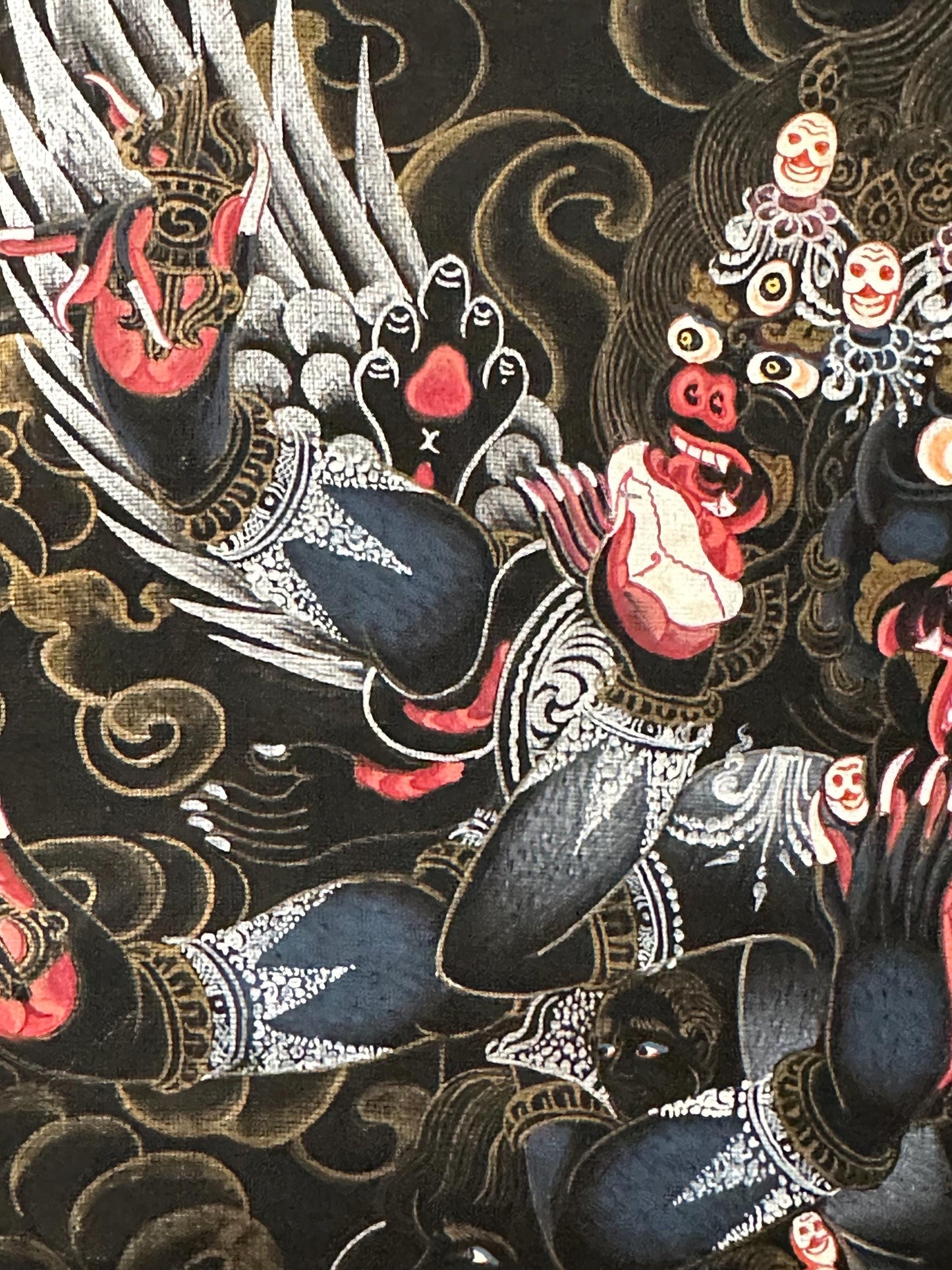 vajrakilaya, dorje phurba, Tibetan painting, Buddhist Thangka ,