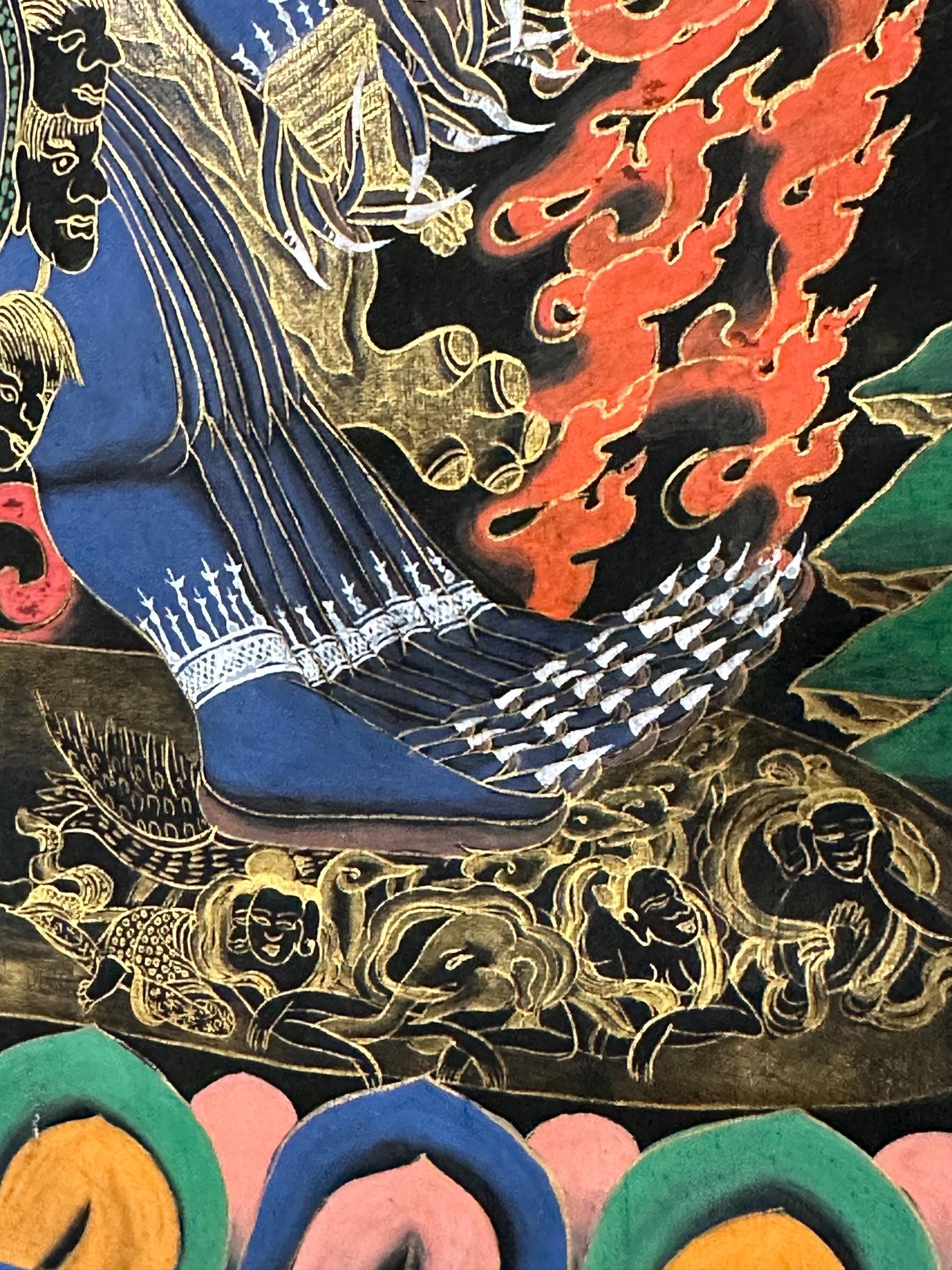 Yamantaka, Tibetan Thangka, master hand painted from nepal