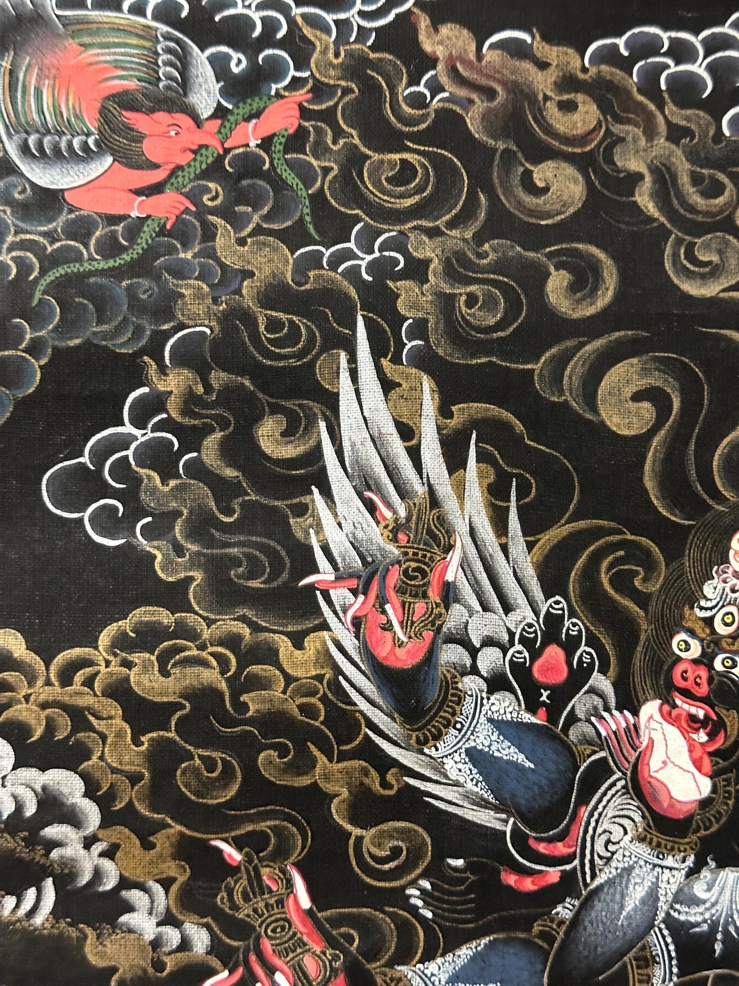 vajrakilaya, dorje phurba, Tibetan painting, Buddhist Thangka ,
