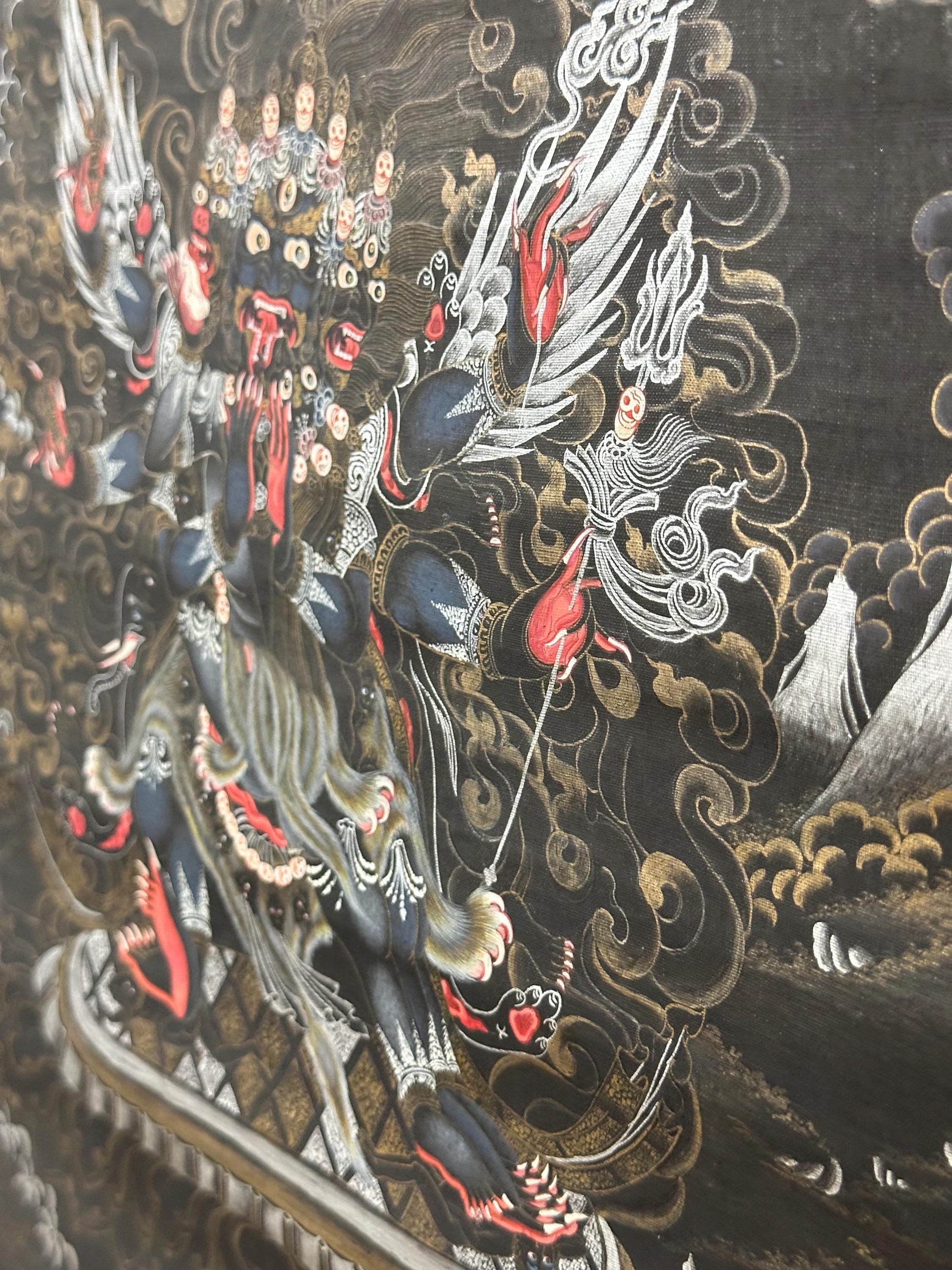 vajrakilaya, dorje phurba, Tibetan painting, Buddhist Thangka ,