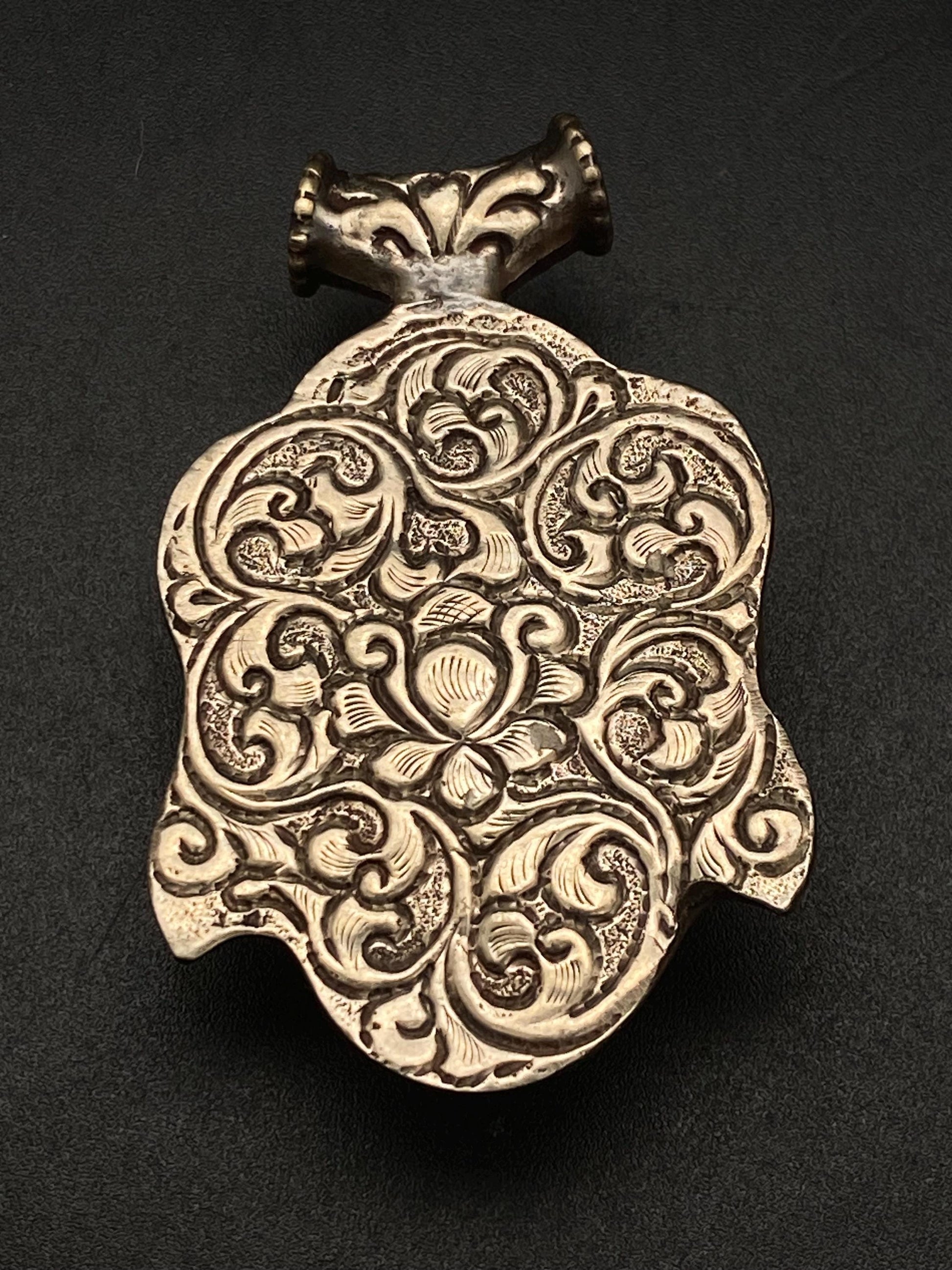 How lite Turquoise pendant,Handcrafted,Tibetan reposse silver, ethnic style,Tibetan design,Himalayan,Nepalese