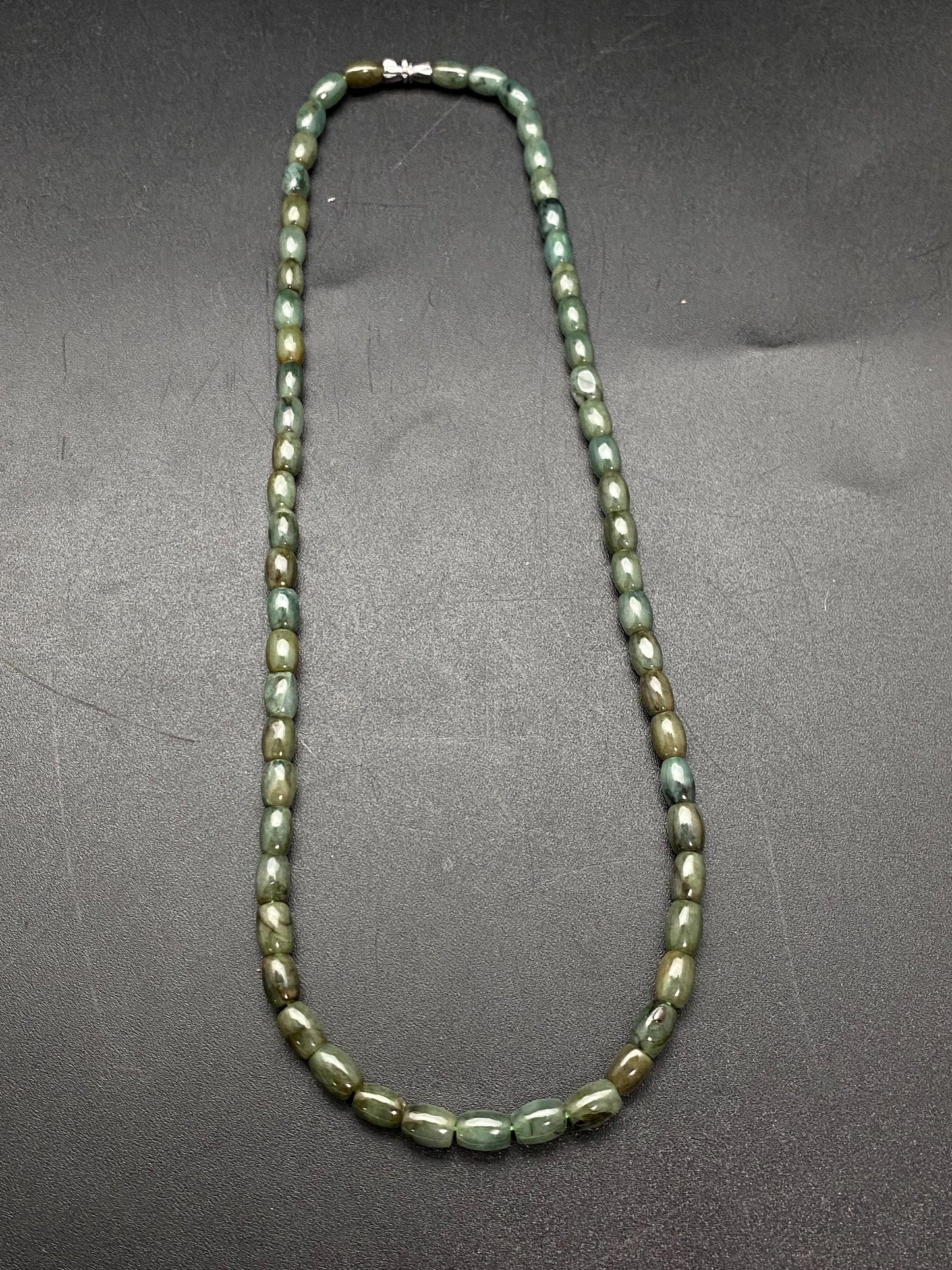 jade mala, necklace, handcrafted ,natural stone,