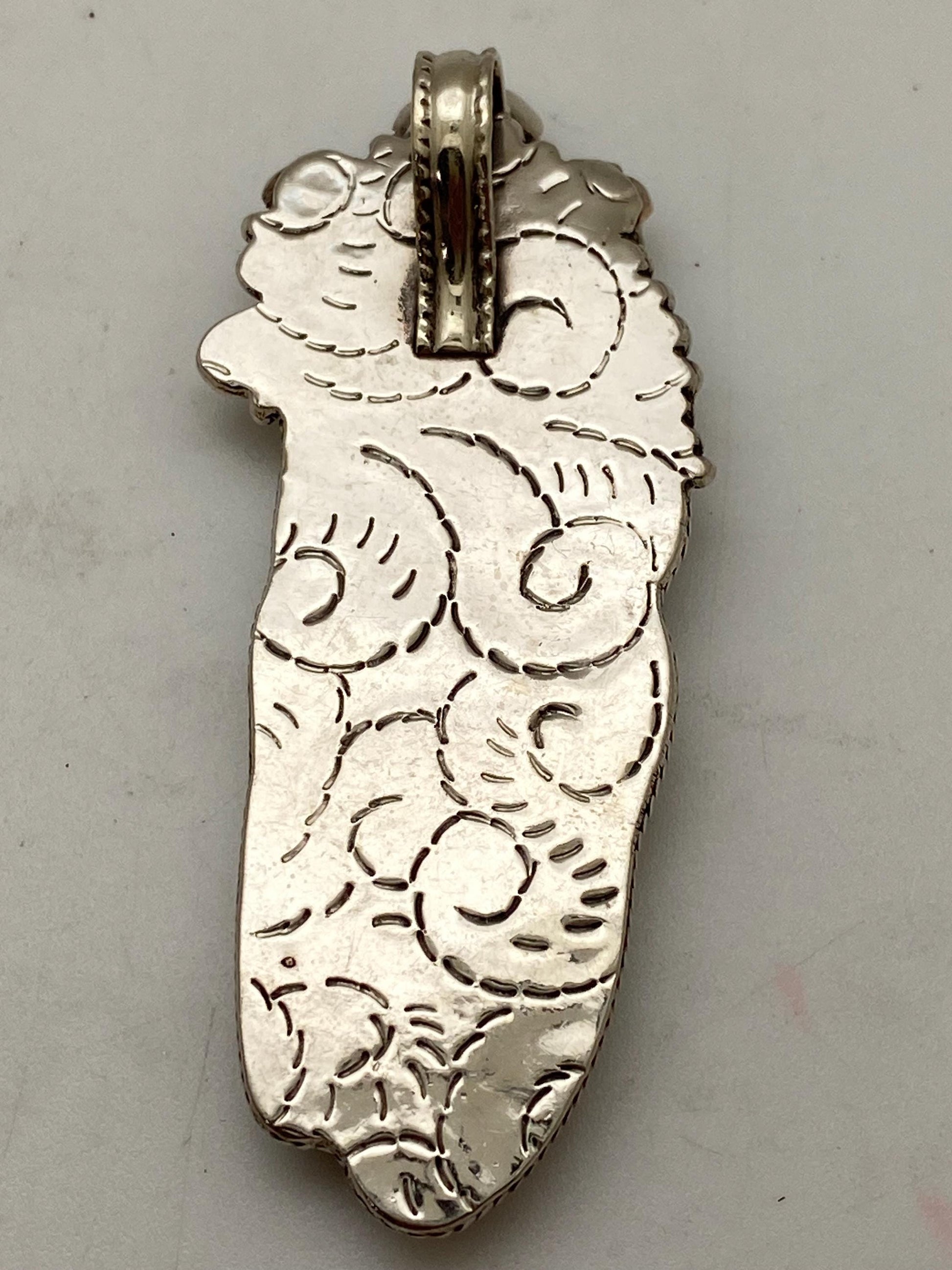 Horse pendant, two horse pendant, water buffalo bone carved,Tibetan silver, ethnic style,Himalayan,Nepalese,Tibetan design, freedom