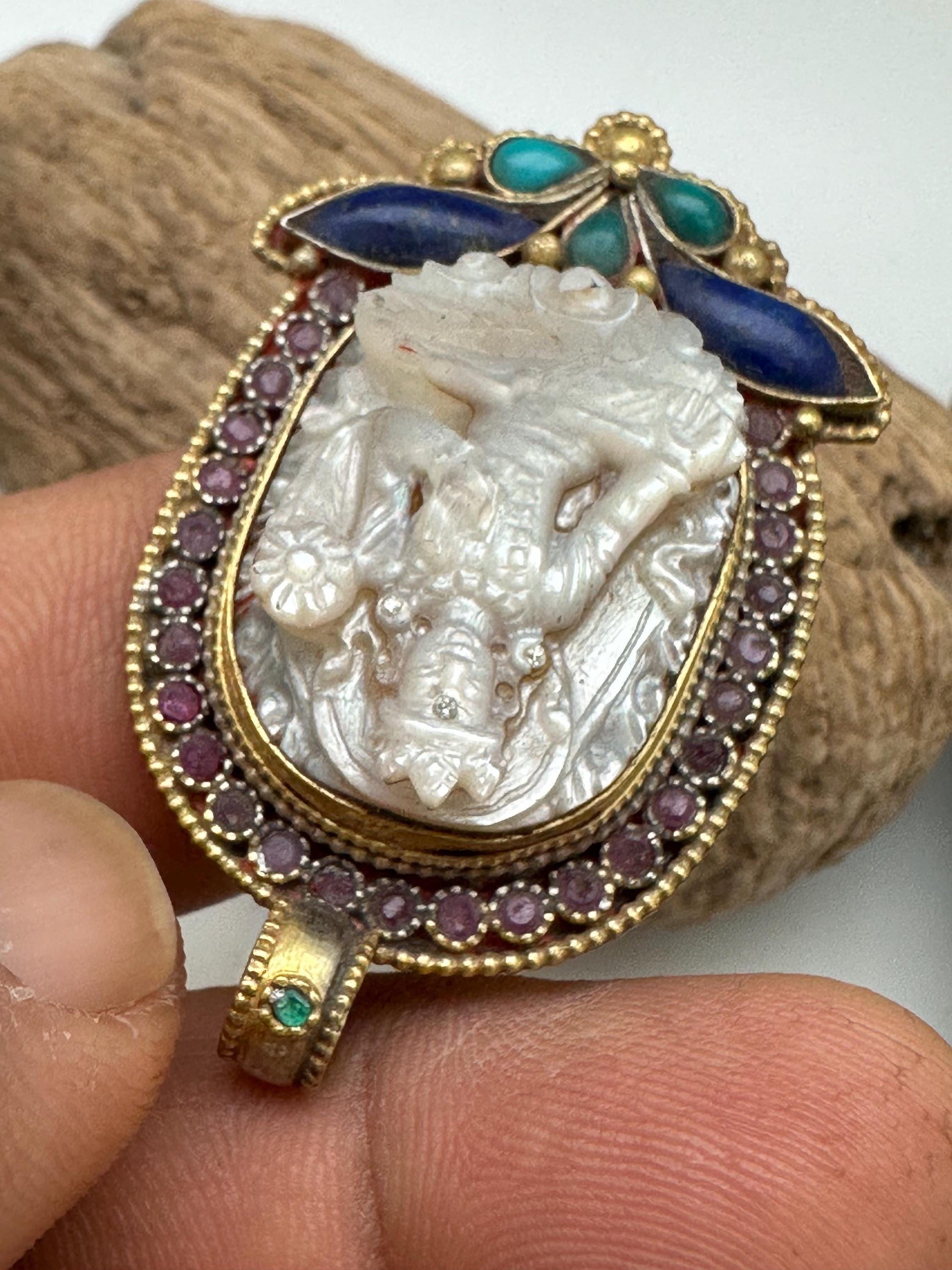 white tara, Buddhist amulet, Tibetan Buddhist, master handcrafted