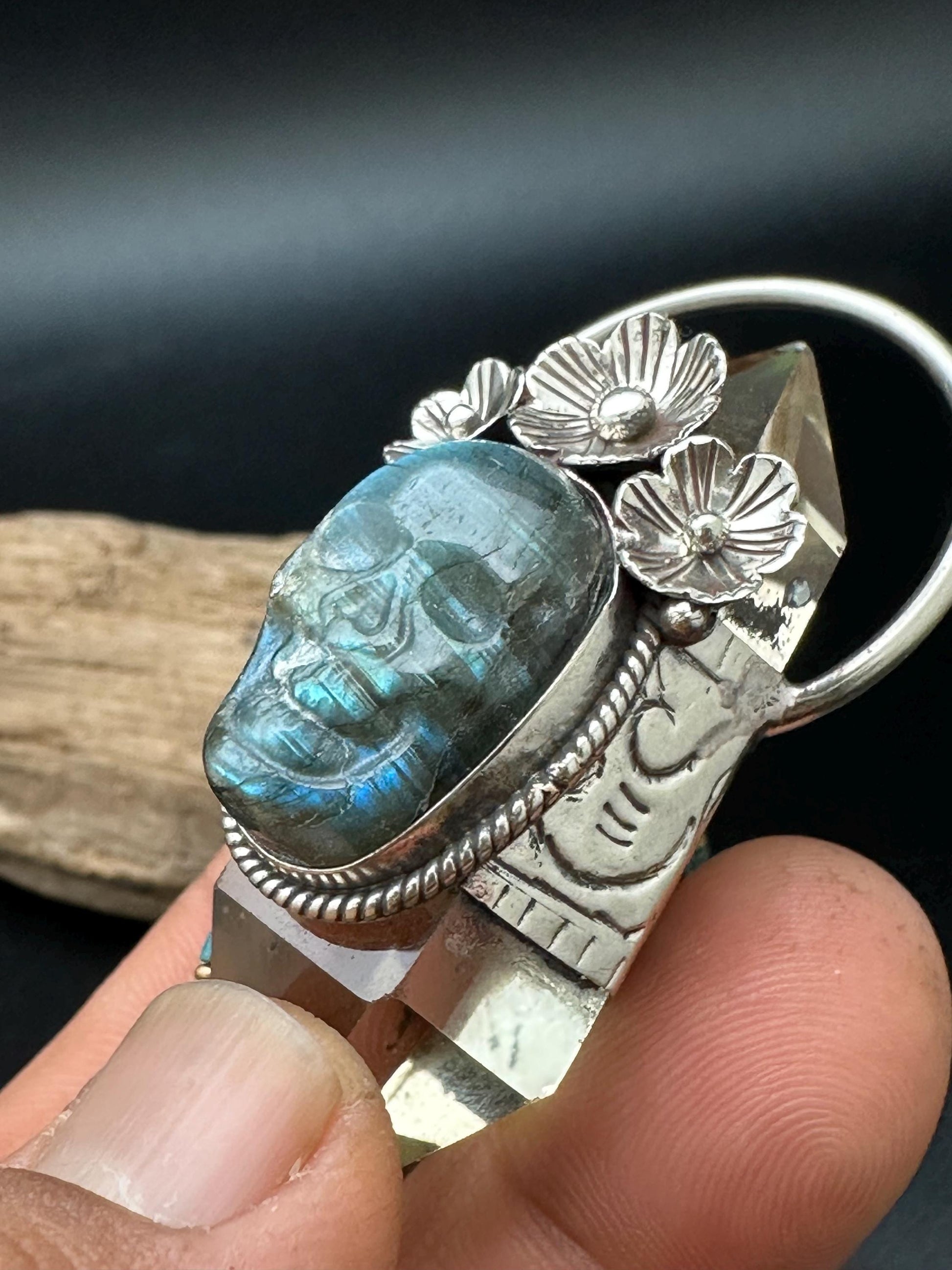 natural citrine with Buddha, healing pendant, master handcrafted with Tibetan silver