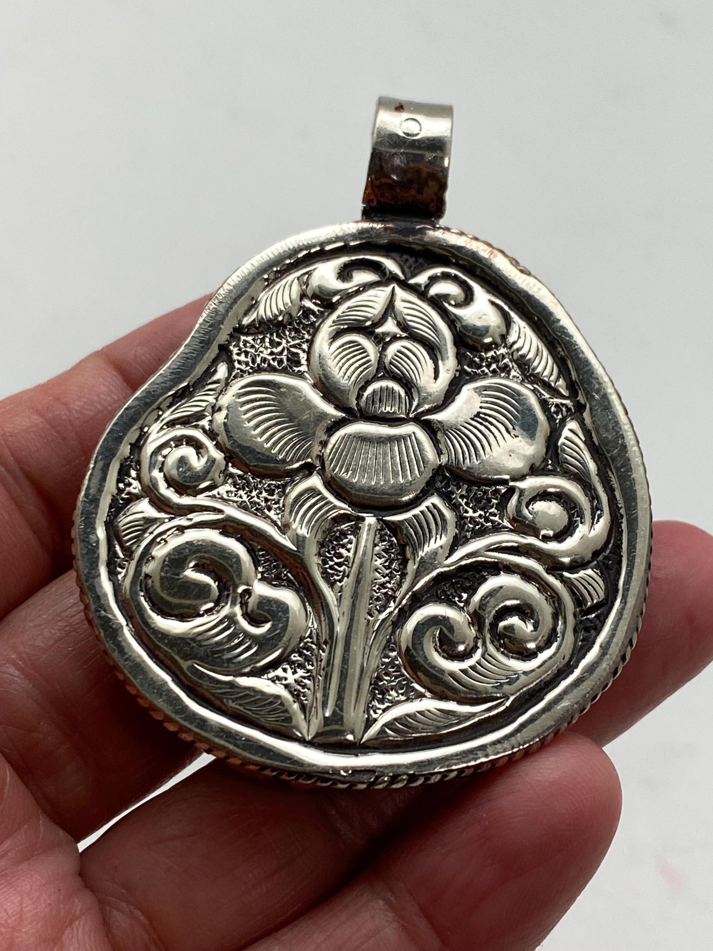 Happy Buddha, laughing Buddha,lapis lazuli ,handcrafted,Tibetan silver,Goodluck,prosperity,