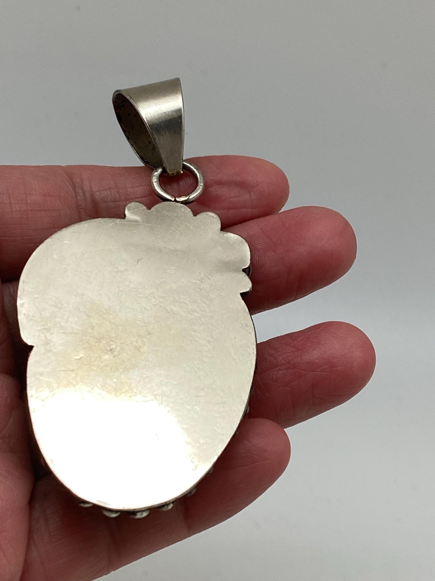 labradorite carved skull pendant,Tibetan silver,handcrafted,moonstone ,ethnic style,Nepalese,Himalayan