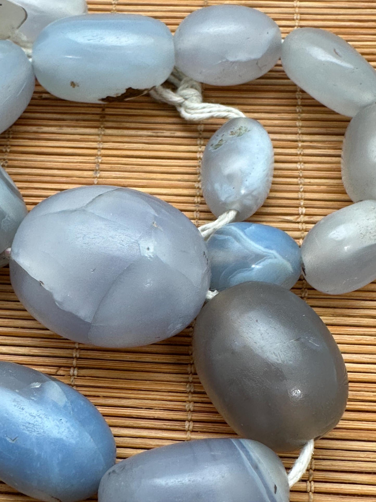 vintage chalcedony, natural stone, real antique