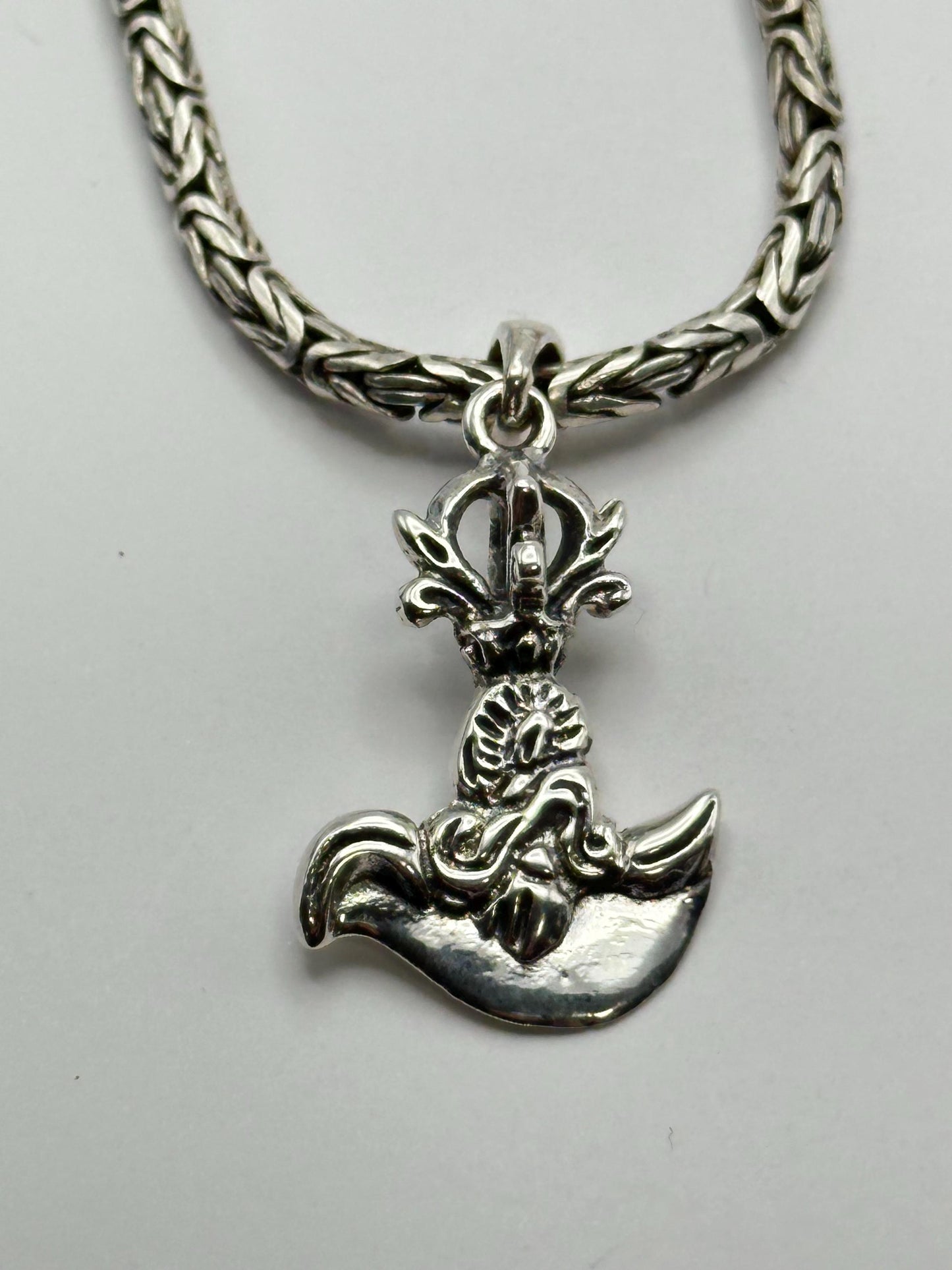 Kartika pendant,sterling silver,Drigug protection amulet,Tantric Talisman,Charm