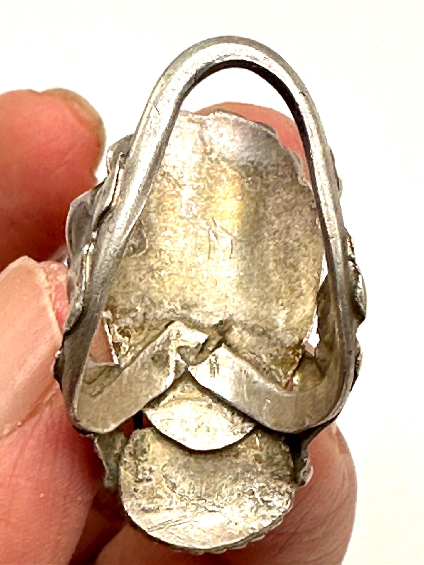 Dragon ring,sterling silver, handcrafted,black obsidian, ethnic style, adjustable ring,Himalayan,Nepalese