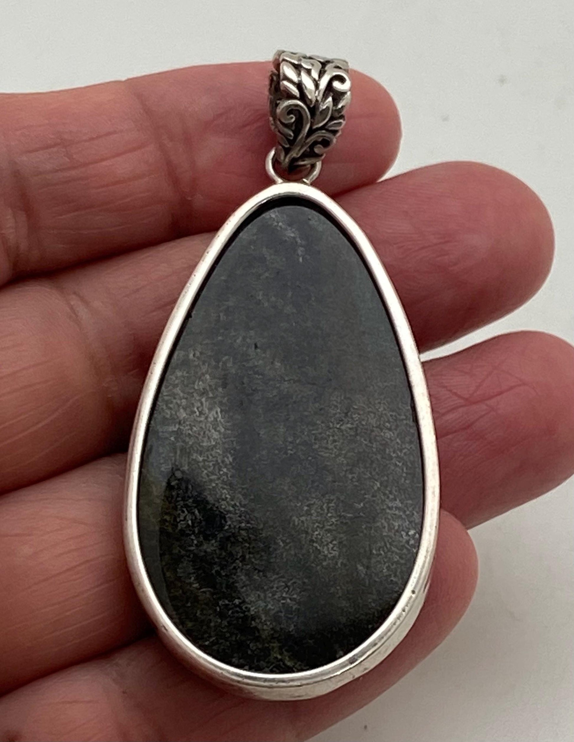 Handcrafted Sterling Silver Quan Yin Pendant: Nepalese God of Compassion