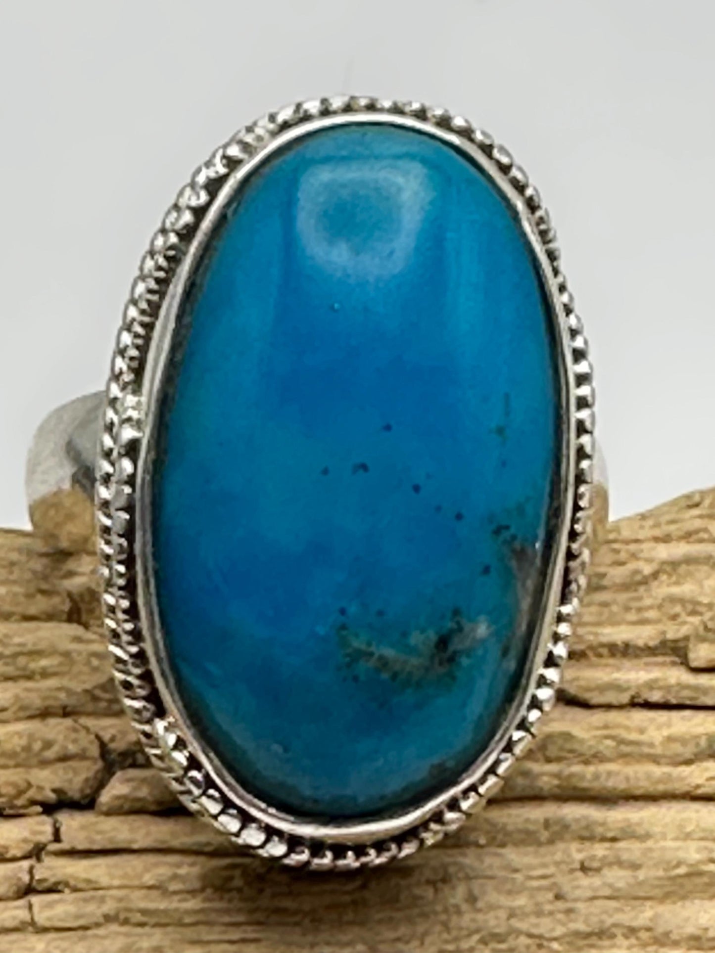 Turquoise ring,Arizona Turquoise,sterling silver ring,