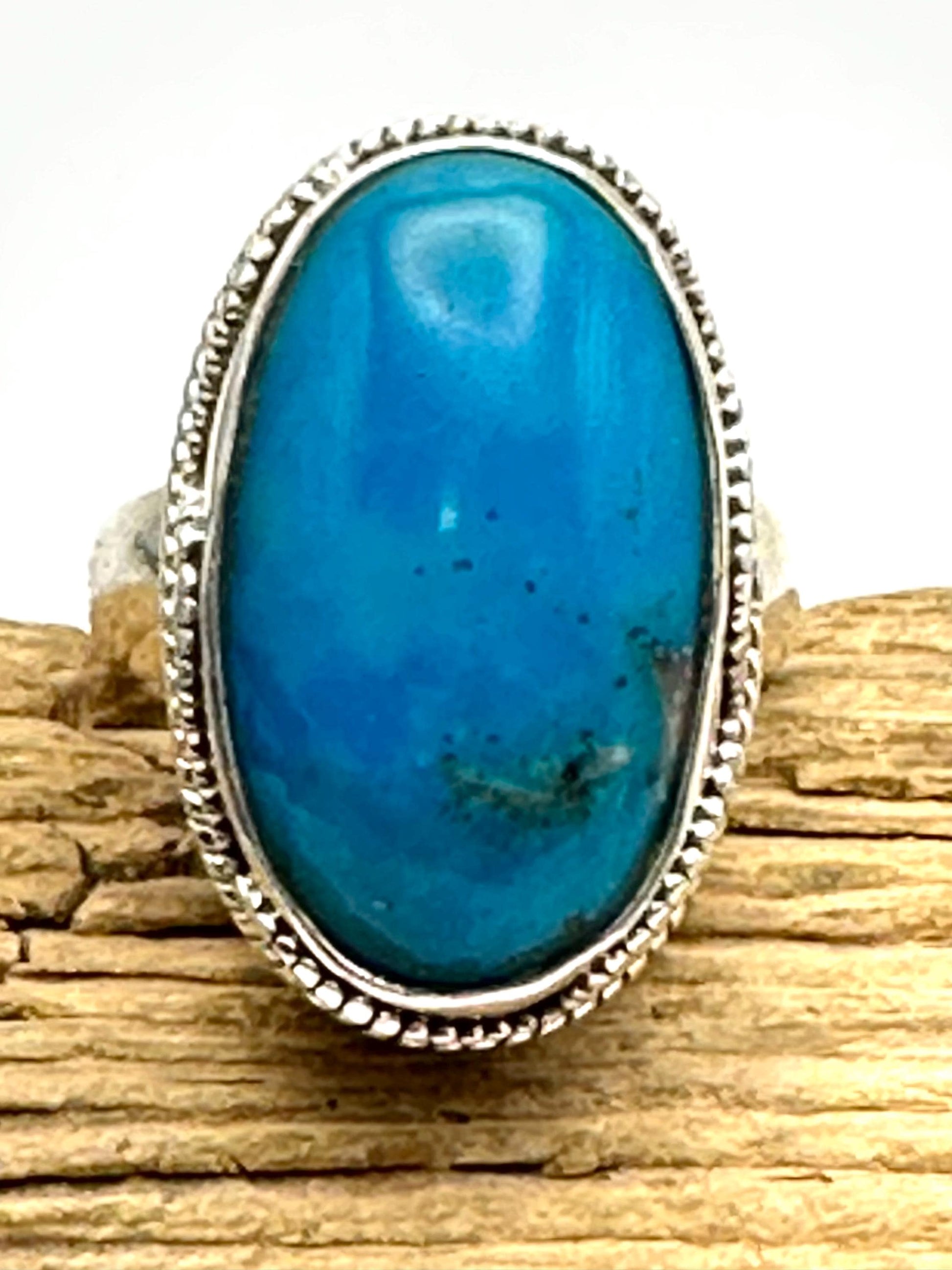 Turquoise ring,Arizona Turquoise,sterling silver ring,