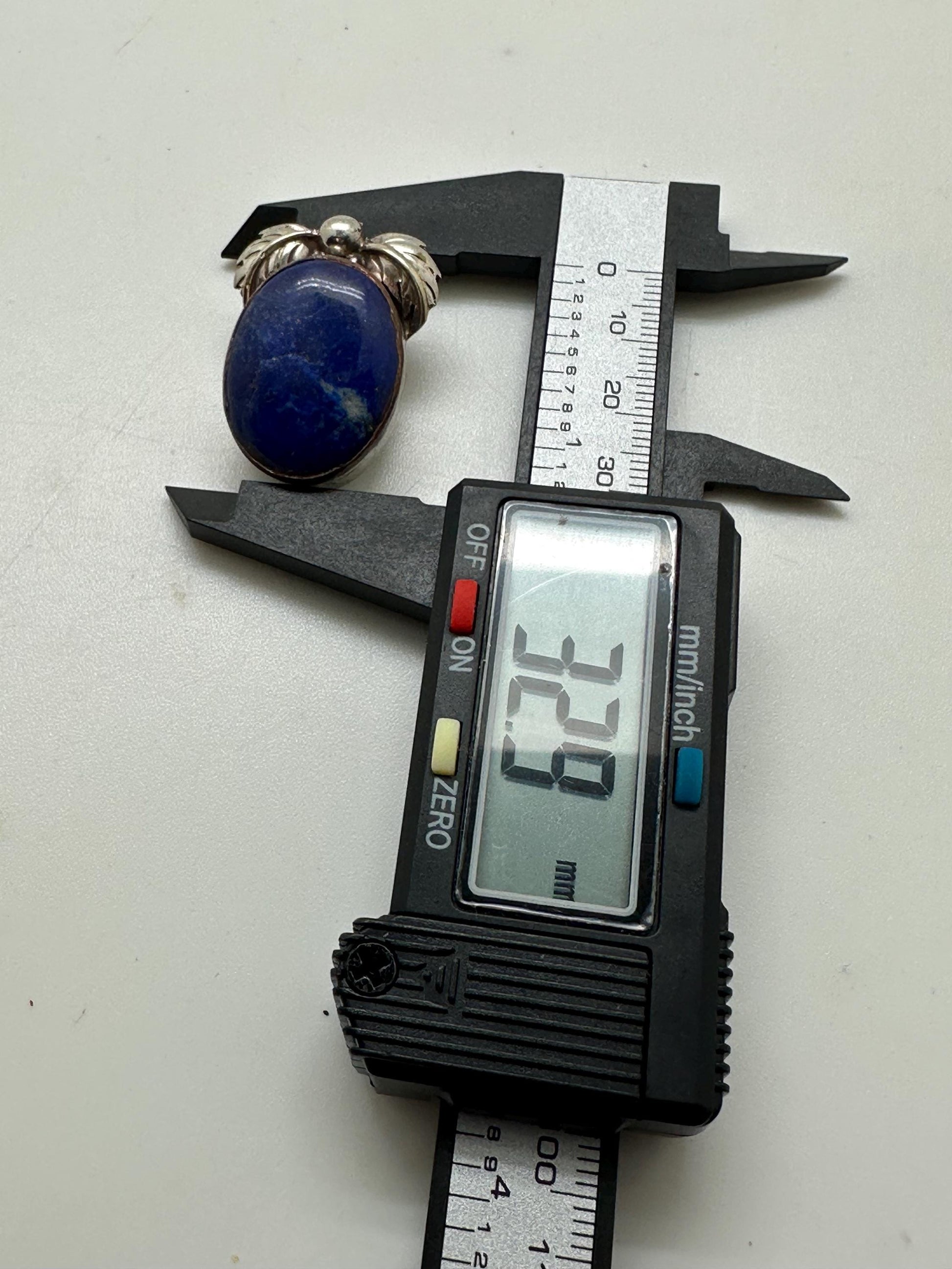 lapis pendant,handcrafted,Tibetan silver,Nepalese 33X21mm
