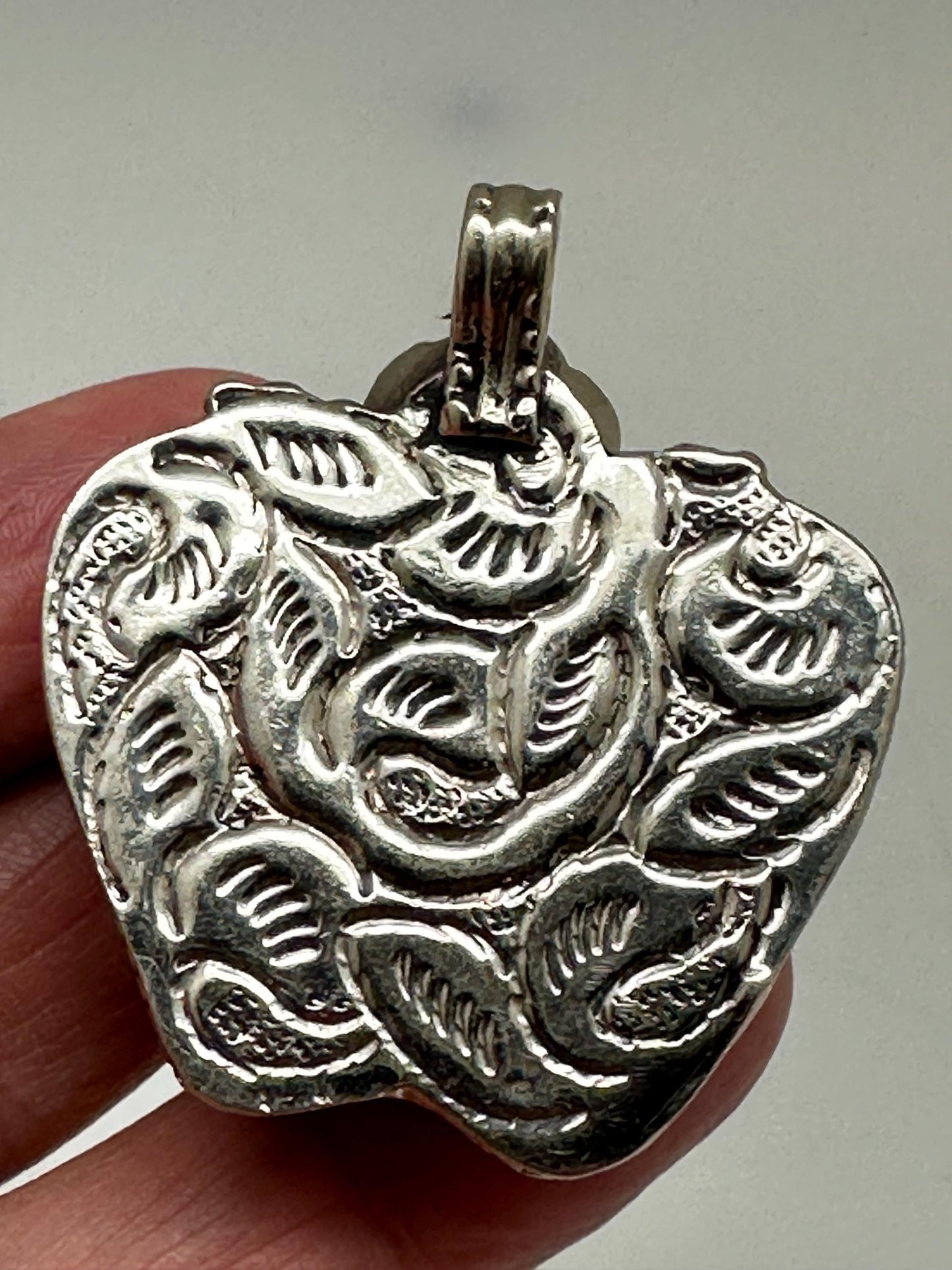 Handcrafted,Labradorite carved butterfly pendant, Tibetan silver,39.7mmX35mm