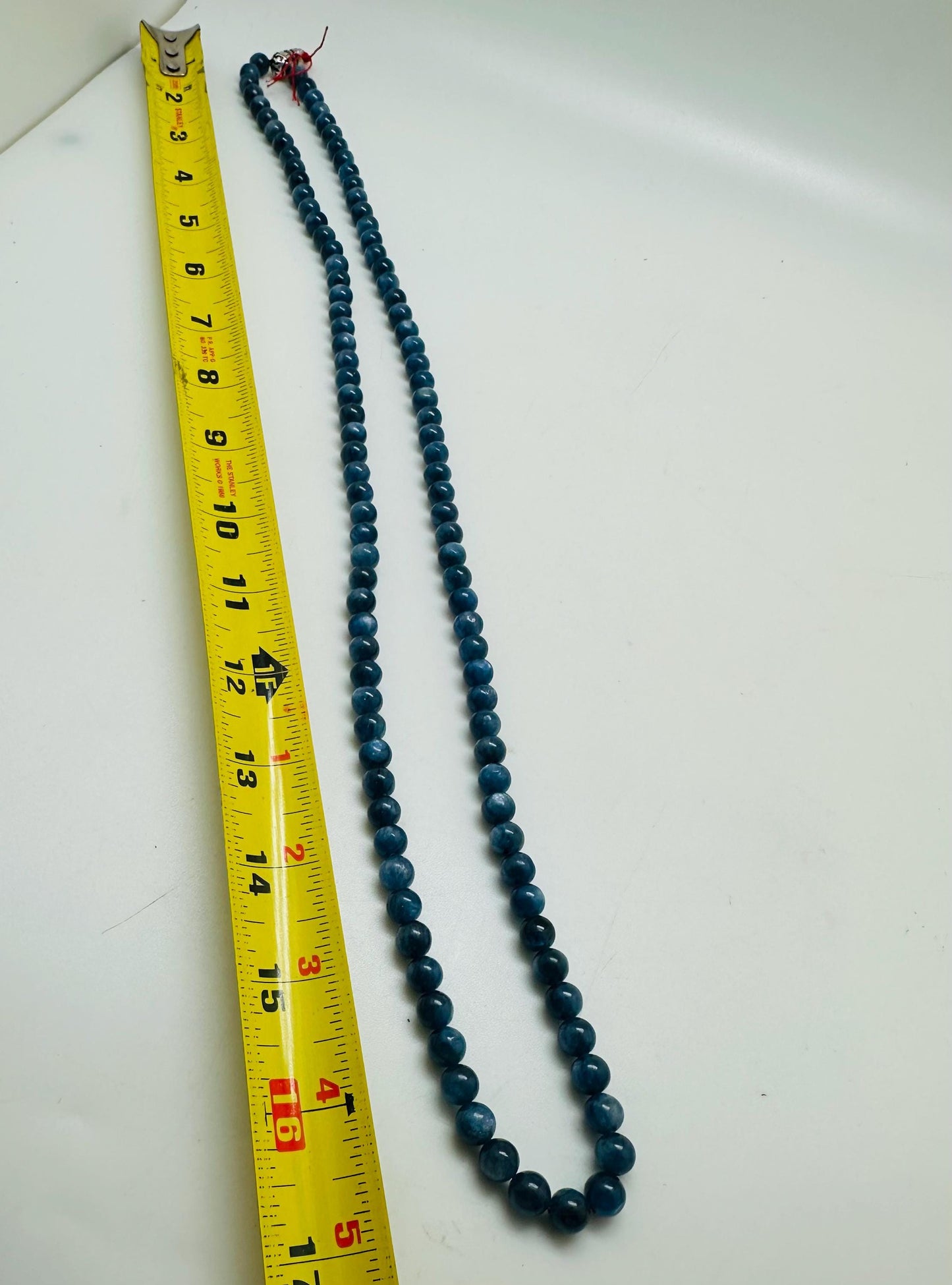 kyanite mala, 108 bead,Tibetan Buddhist prayer beads mala,natural kyanite necklace, handcrafted,