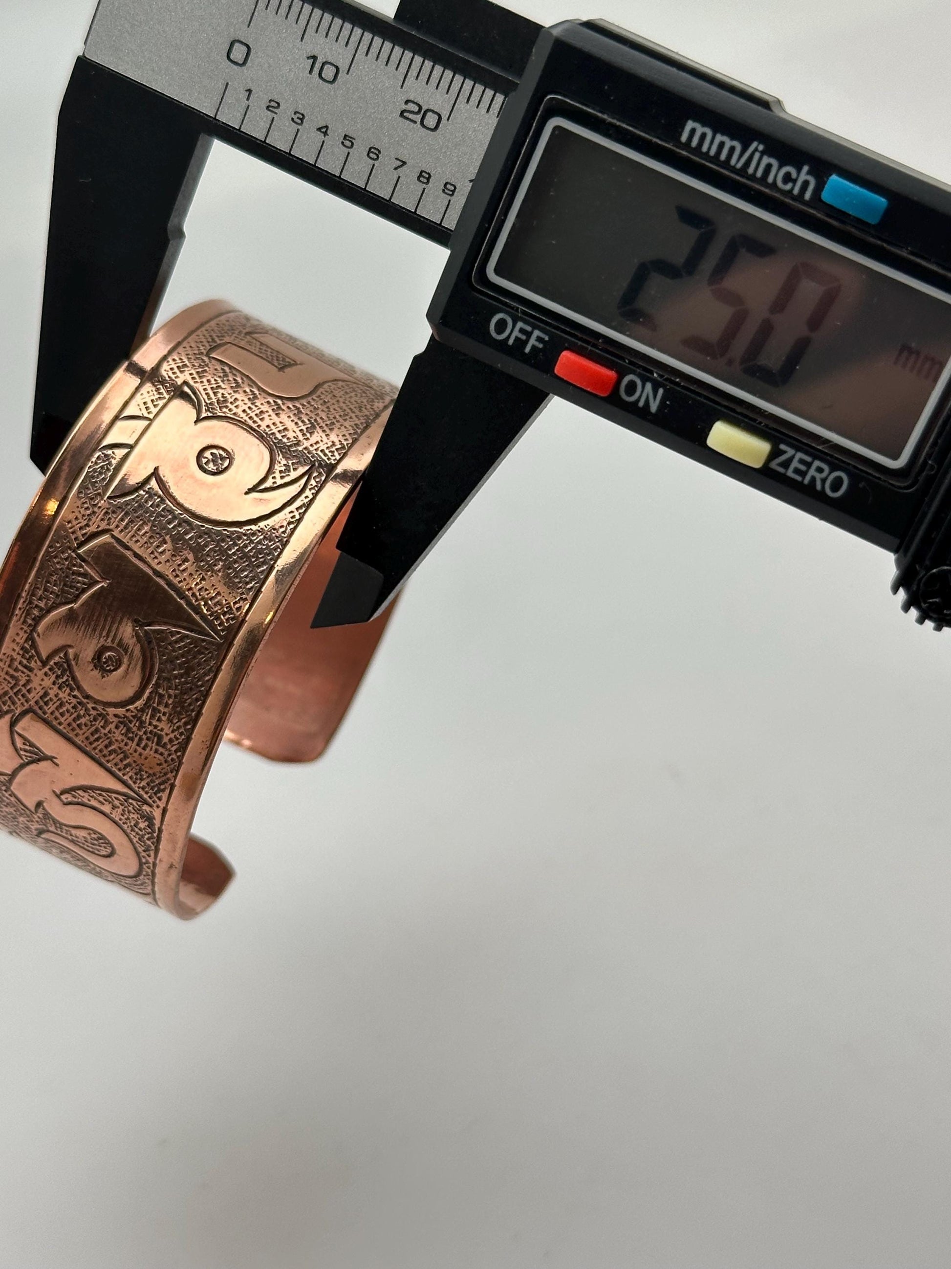 Copper cuff bracelet,handcrafted,om mani bangle,adjustable,32 gram
