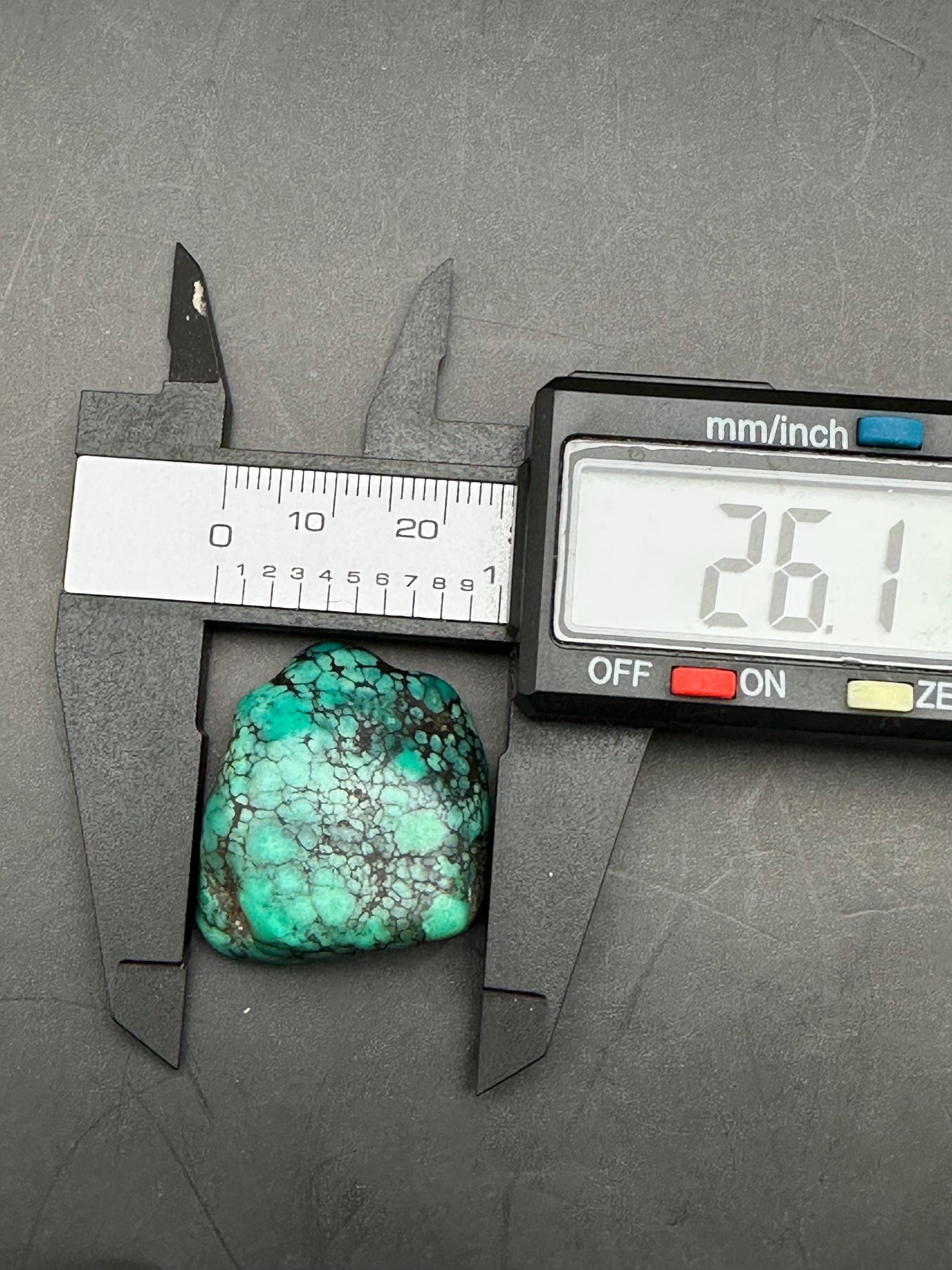 Vintage Tibetan Turquoise Gemstone, Natural Blue Stone